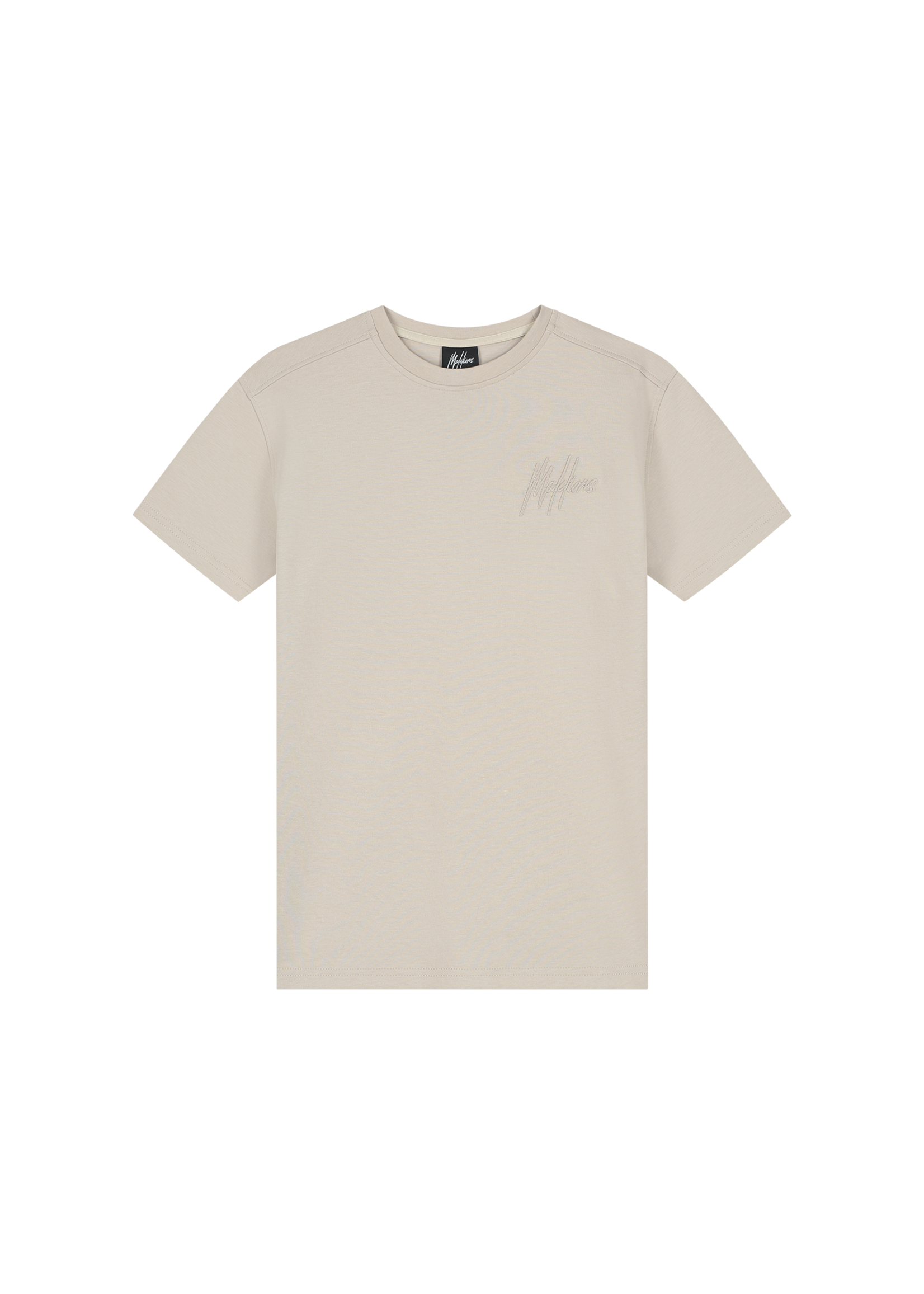 Malelions Malelions Junior Relaxed Interlock T-Shirt (MJB30026025) - beige