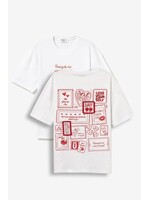 Tiffosi T-Shirt Hate 10065888 - Wit