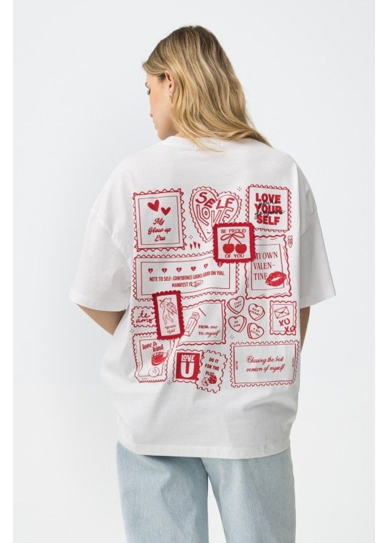 Tiffosi T-Shirt Hate 10065888 - Wit