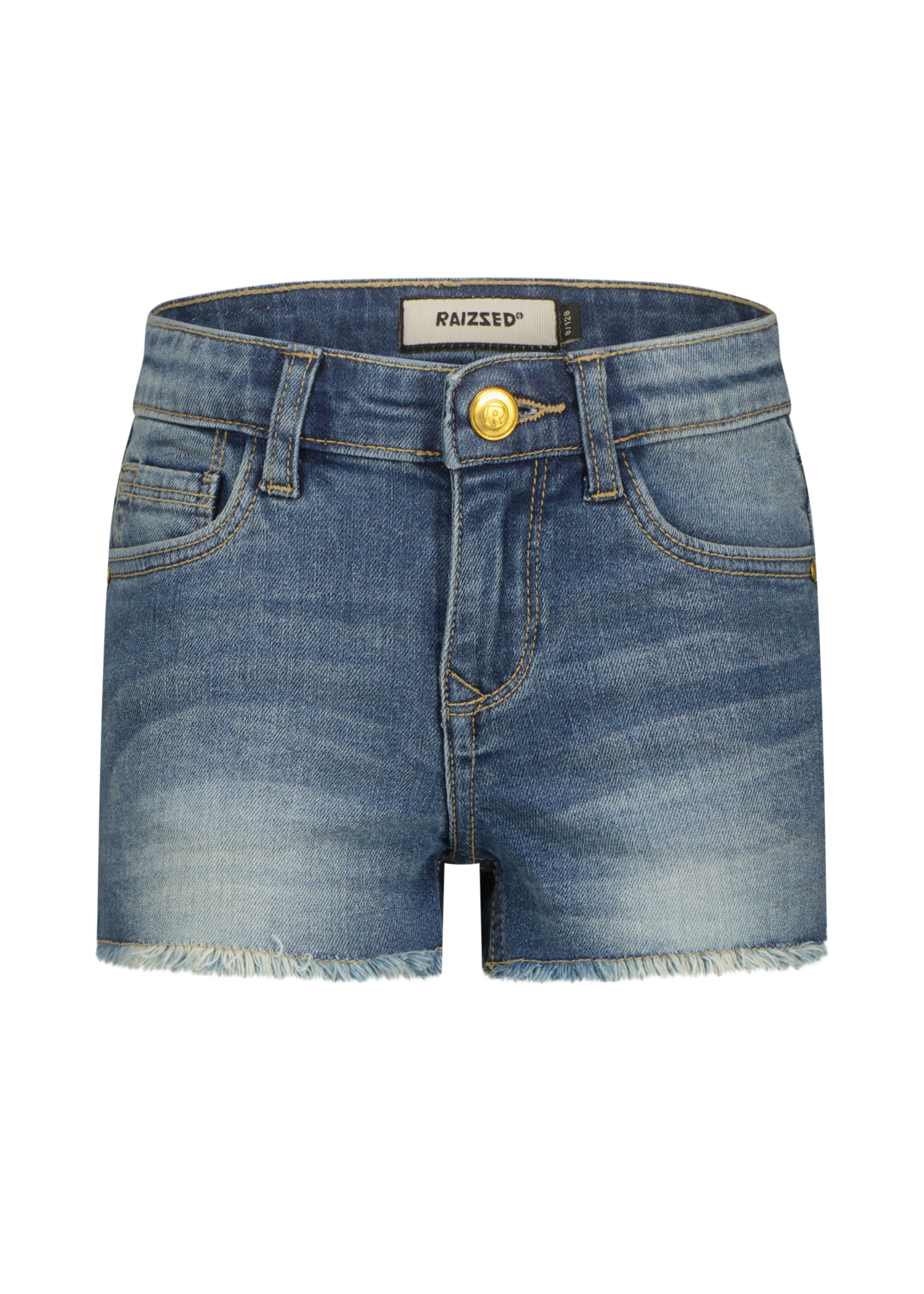 Raizzed Korte spijkerbroek Louisiana  R126KG460053 - mid blue stone