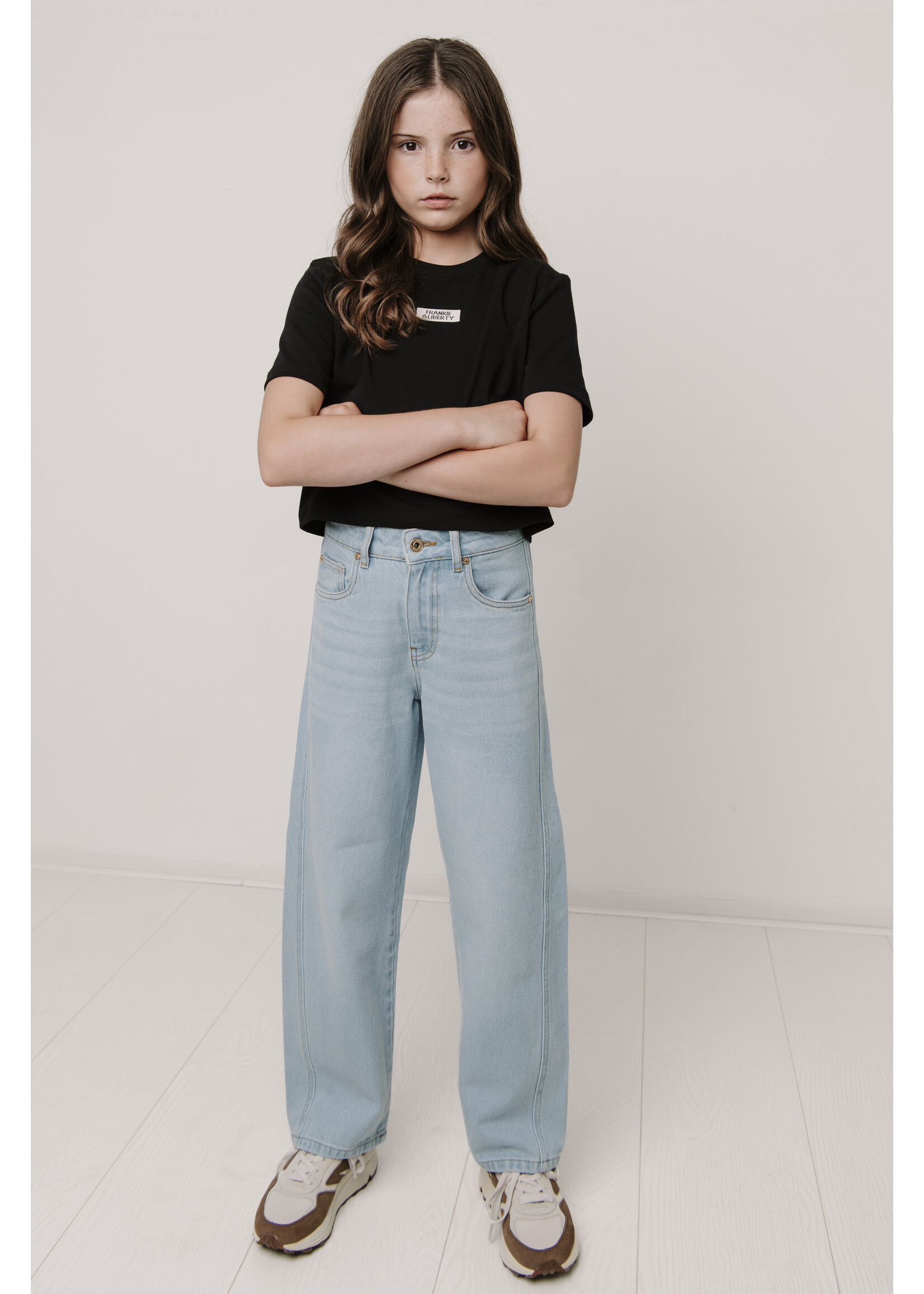 Frankie & Liberty Jeans Skater Barrel model FL26002 - licht blauw denim