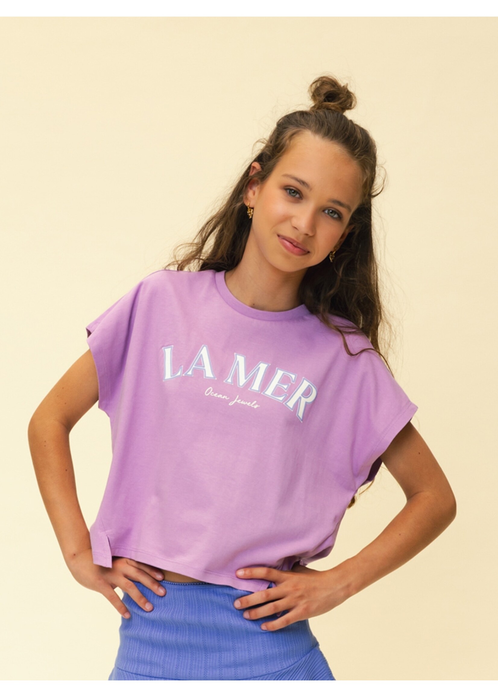 Looxs T-shirt 2612-5447-610  - lila