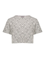 Geisha Top jacquard 62032 - zwart/wit