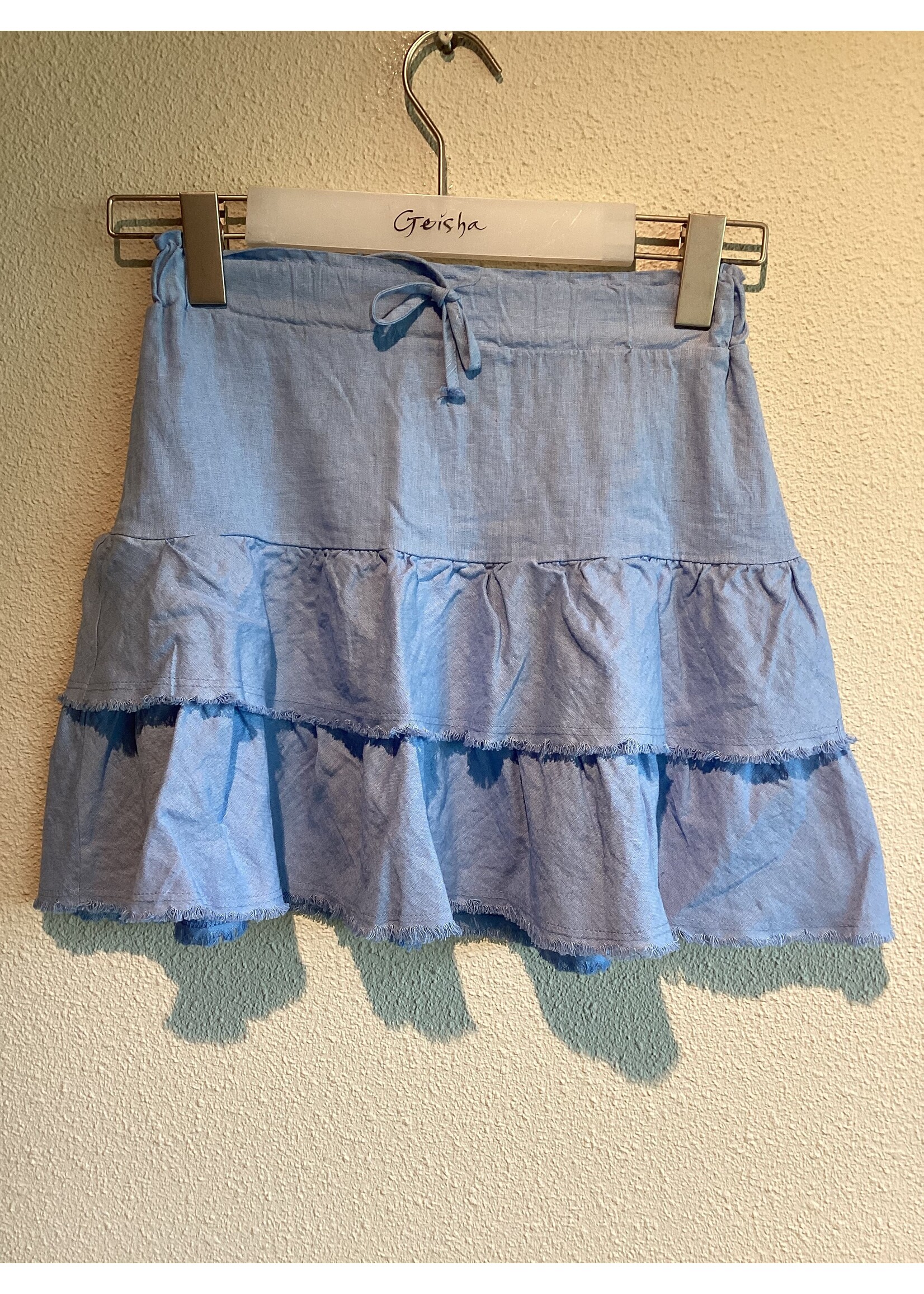 Geisha Rok ruffles  66031 - blauw