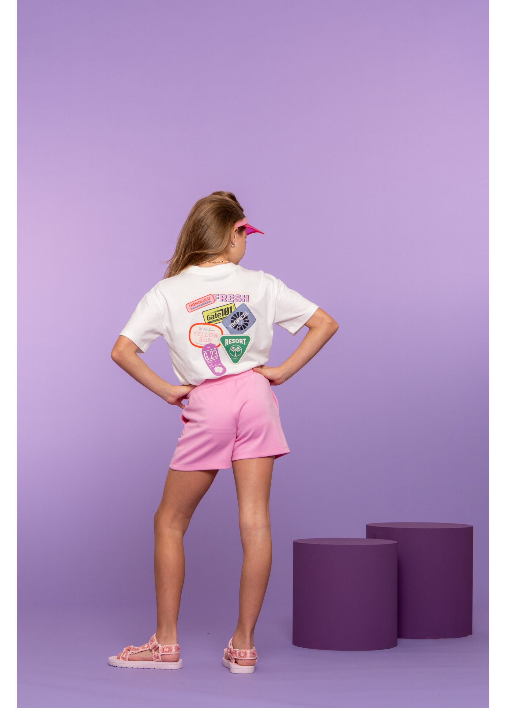 Geisha Korte broek scuba 61176 - roze