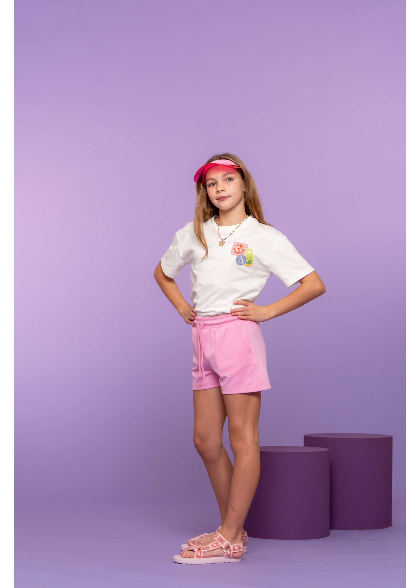 Geisha Korte broek scuba 61176 - roze