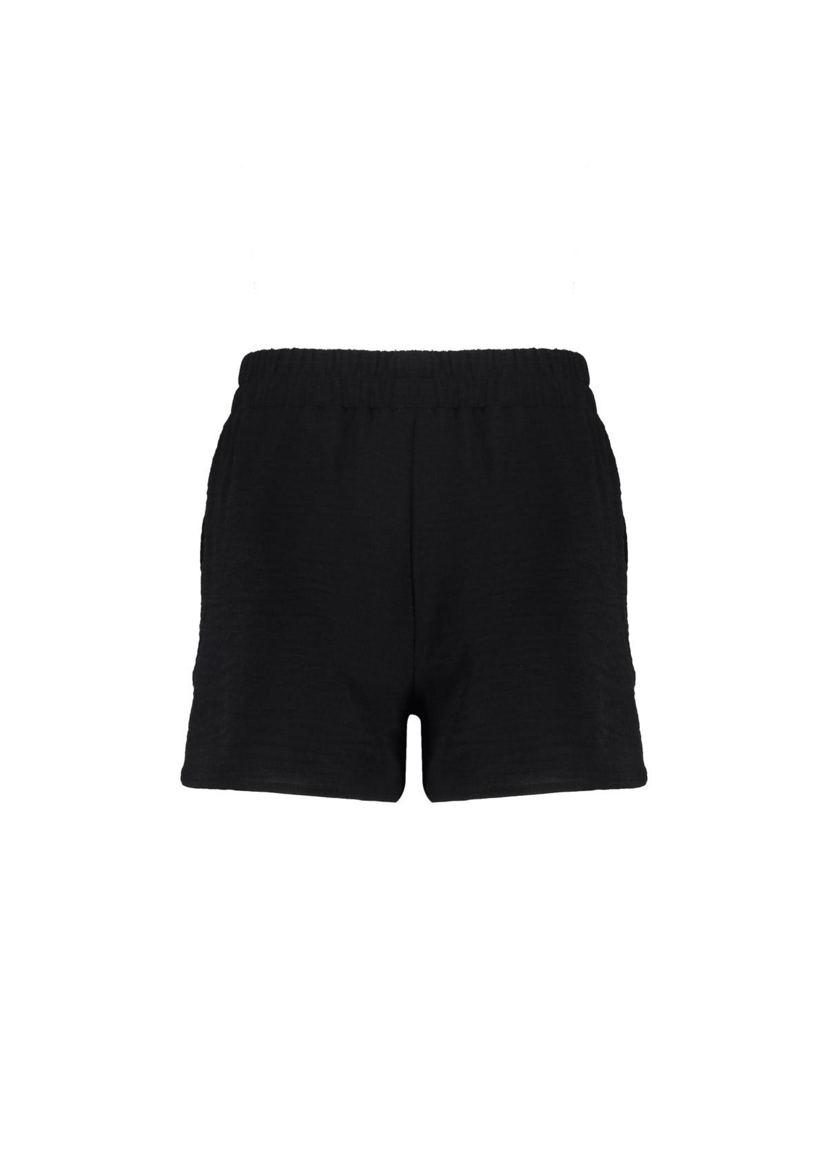 Geisha Korte broek crinkle 61118 - zwart