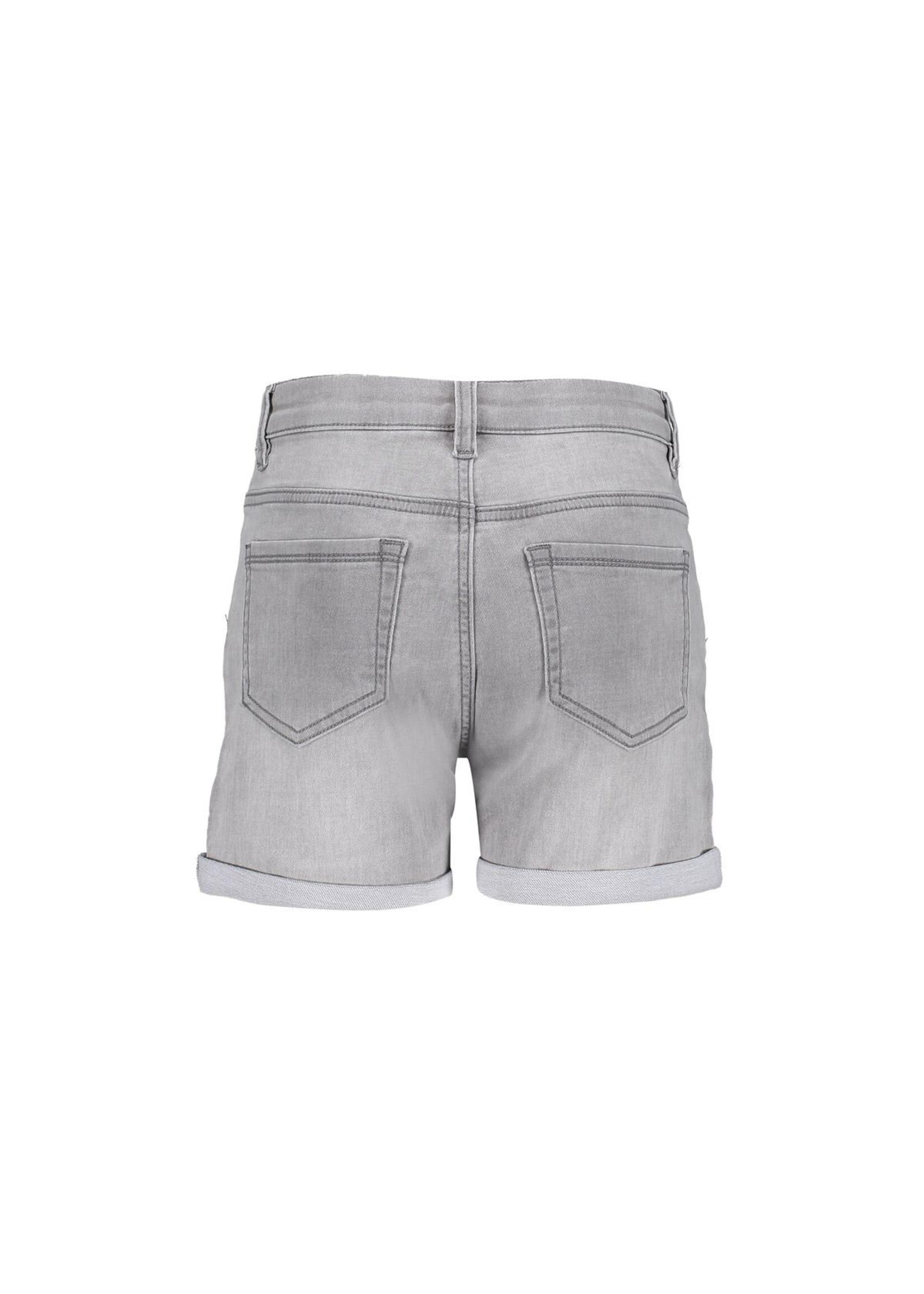 Geisha Spijkershort 61052 jogdenim - grijs