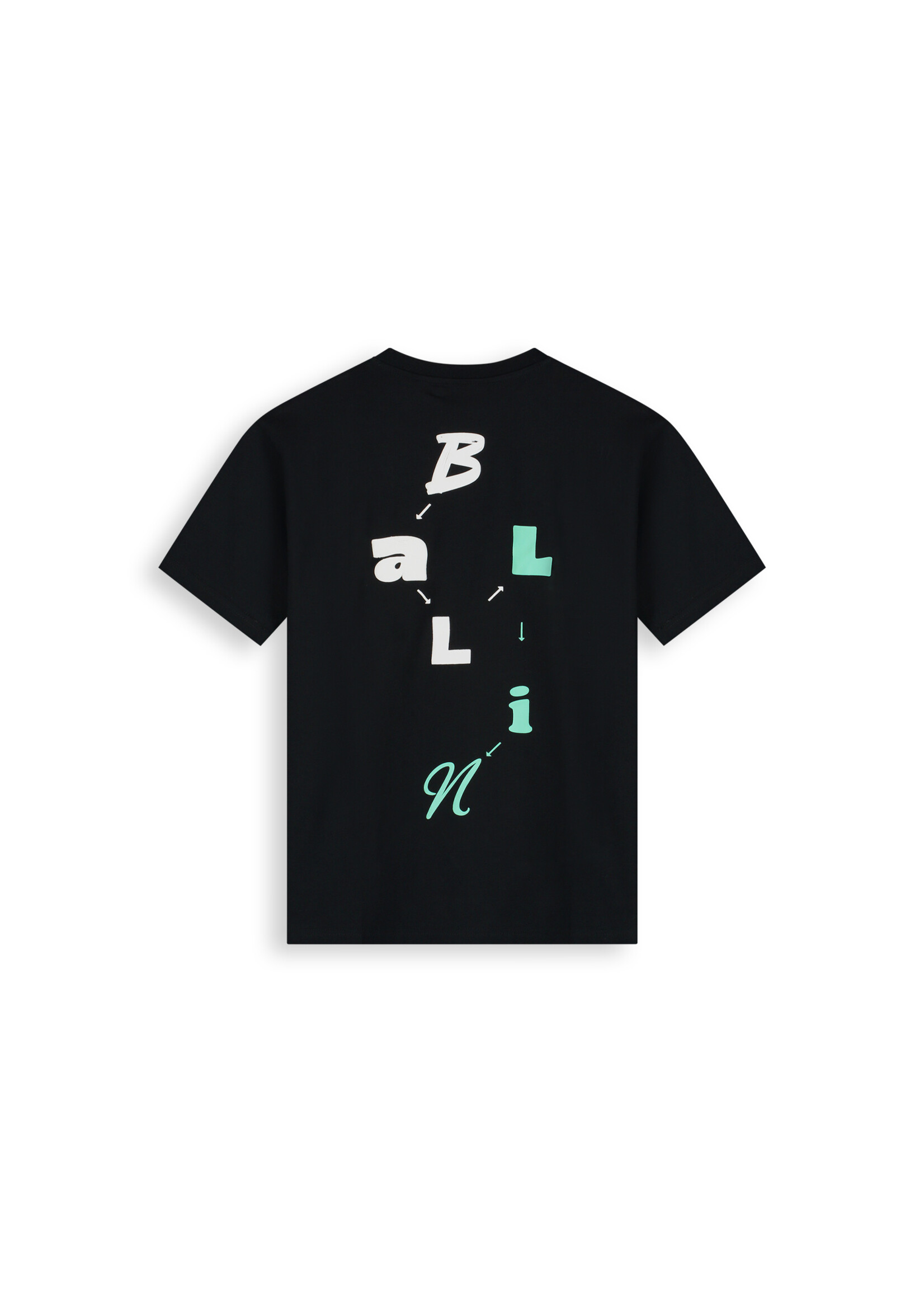 Ballin T-Shirt In Search of Lost Letters 26017129 - Zwart