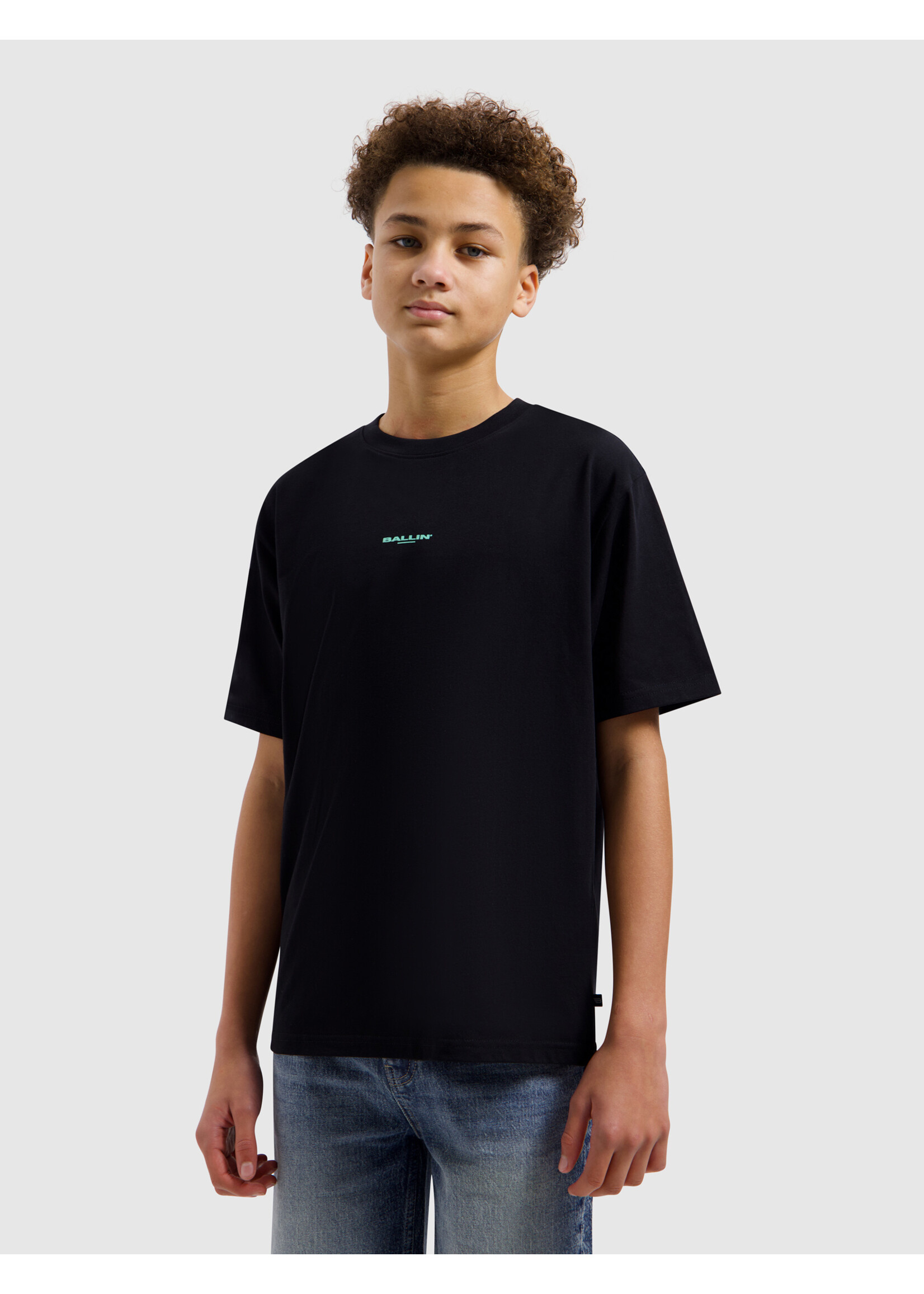 Ballin T-Shirt In Search of Lost Letters 26017129 - Zwart