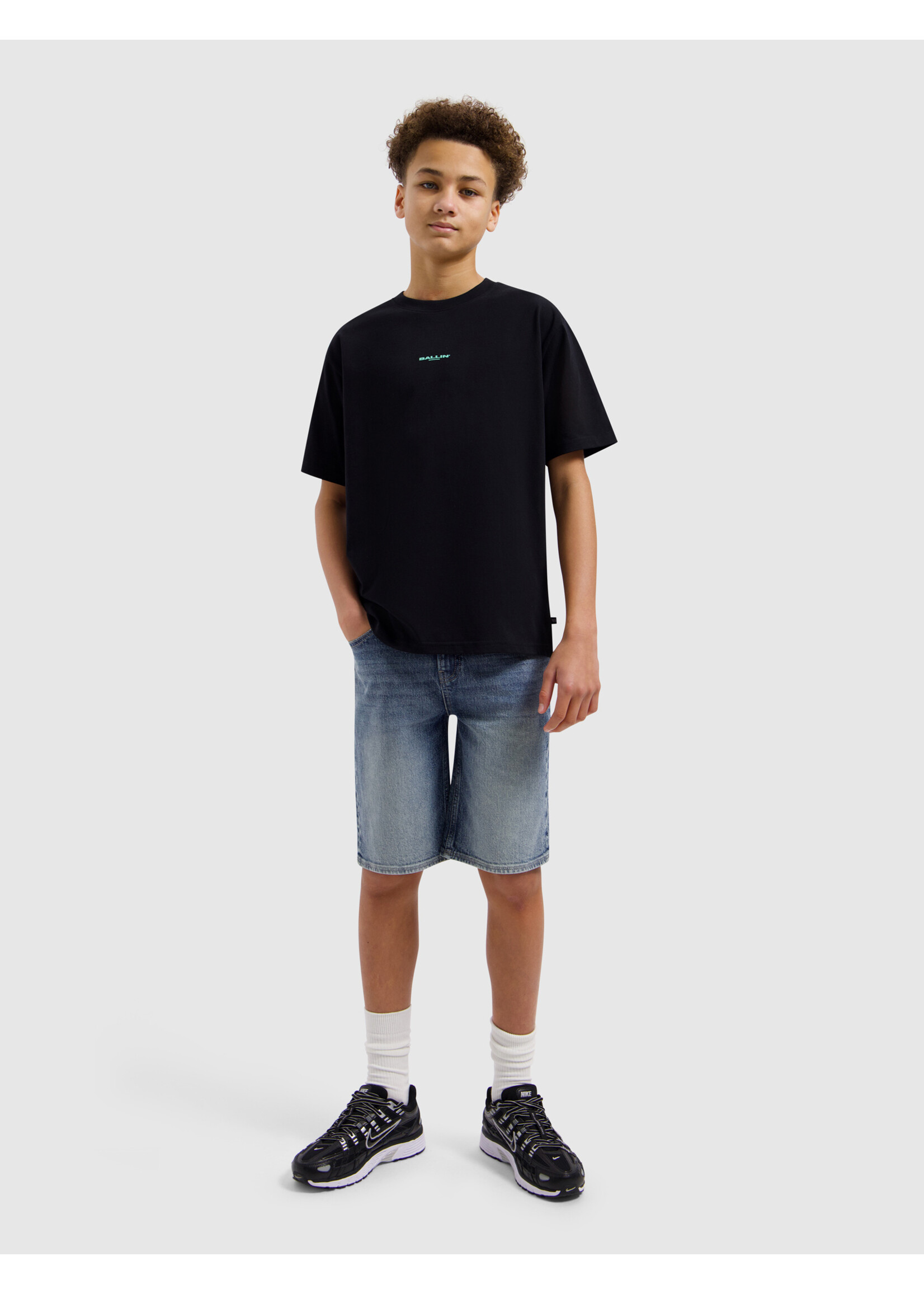 Ballin T-Shirt In Search of Lost Letters 26017129 - Zwart