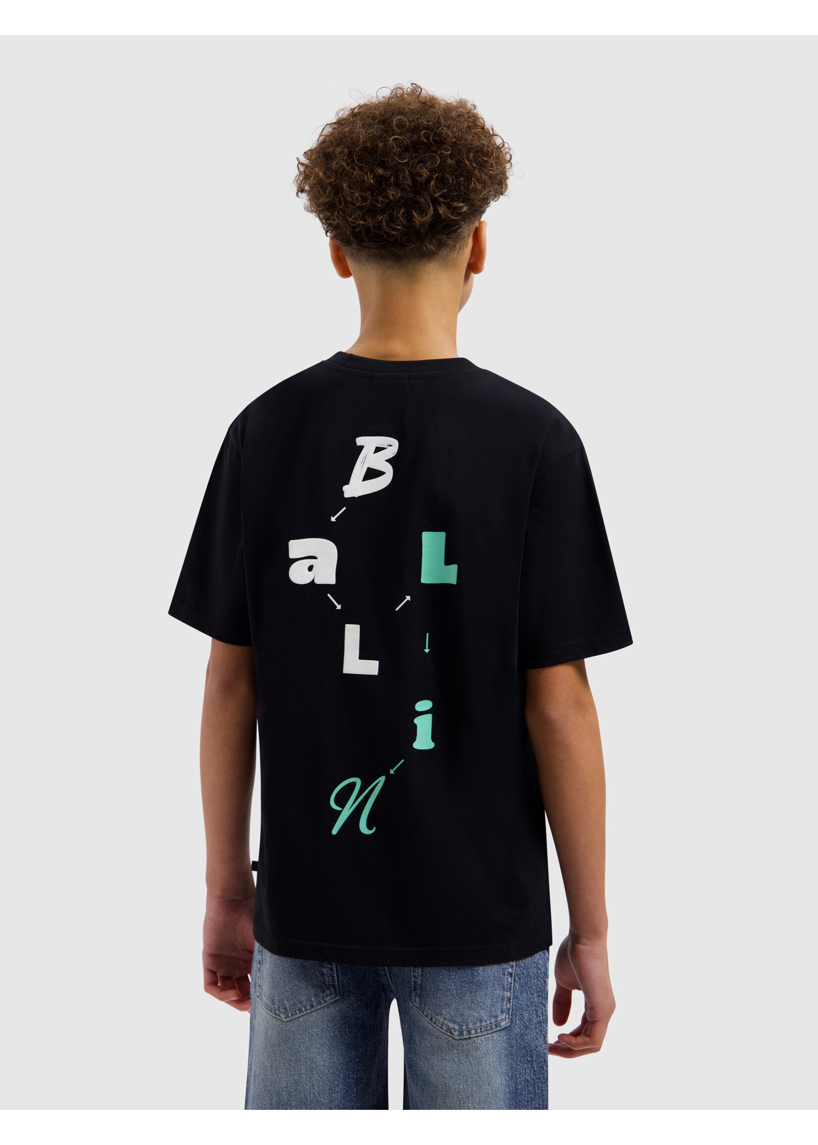 Ballin T-Shirt In Search of Lost Letters 26017129 - Zwart