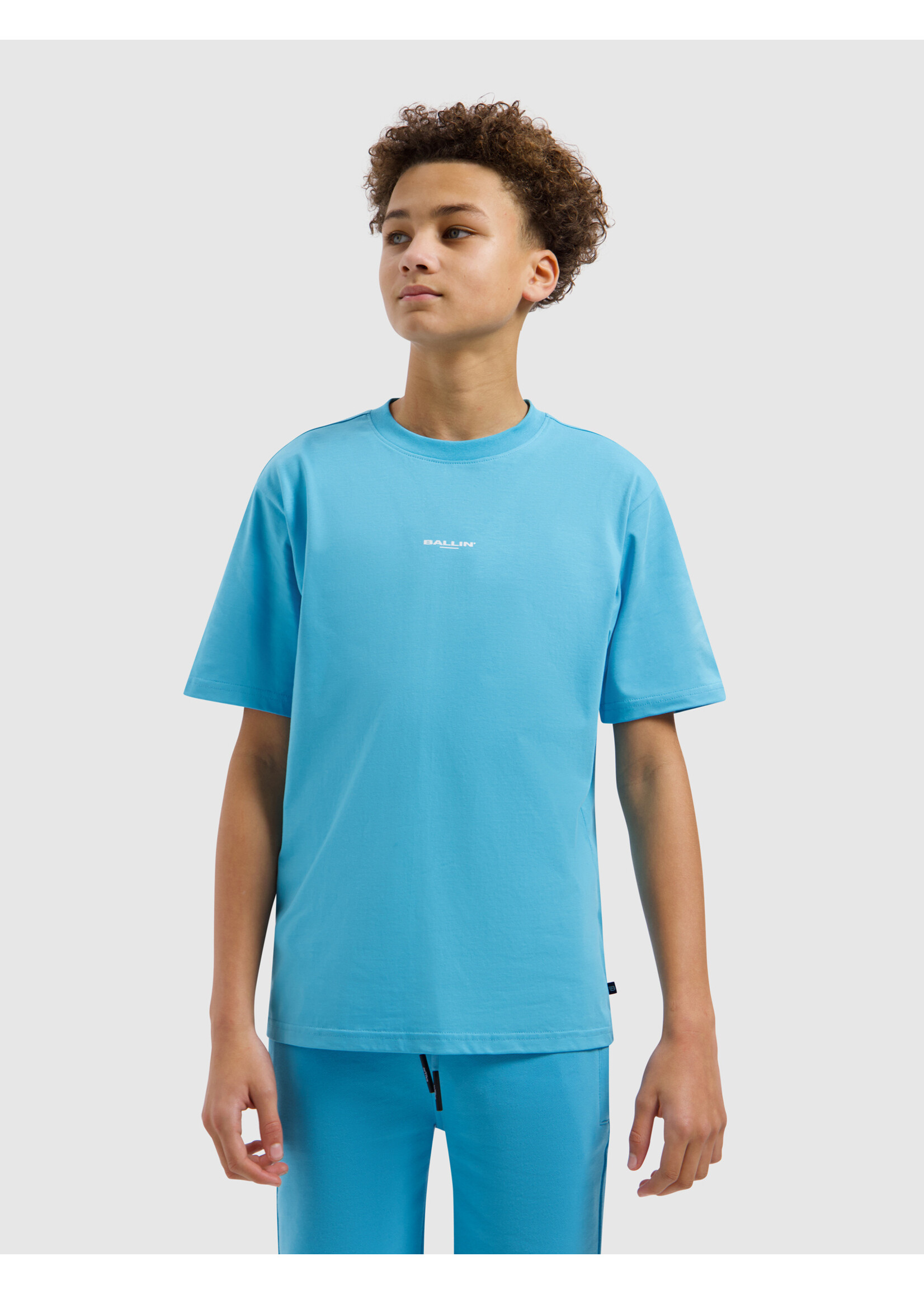 Ballin T-Shirt In Search of Lost Letters 26017129 - Mid Blue