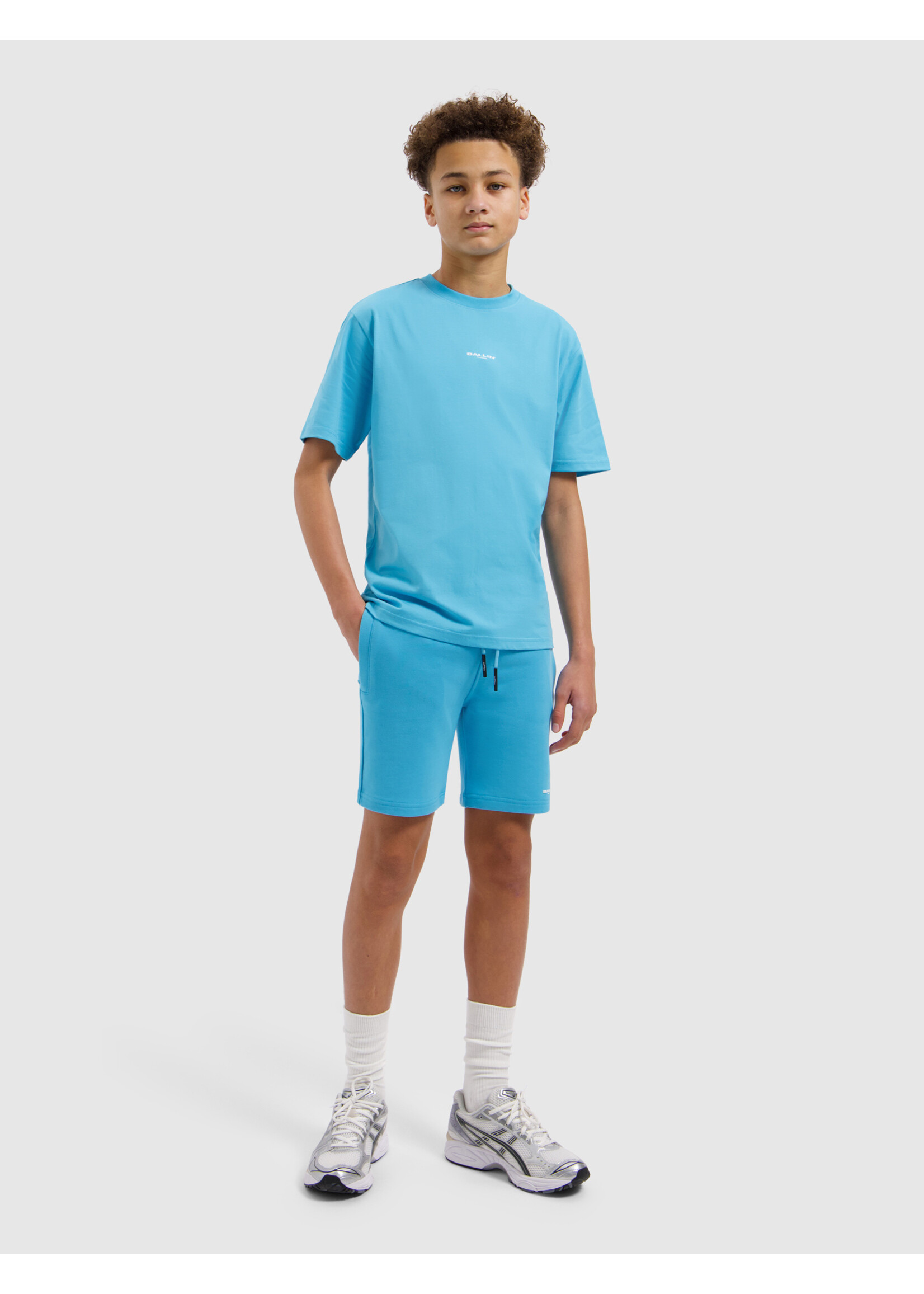 Ballin T-Shirt In Search of Lost Letters 26017129 - Mid Blue