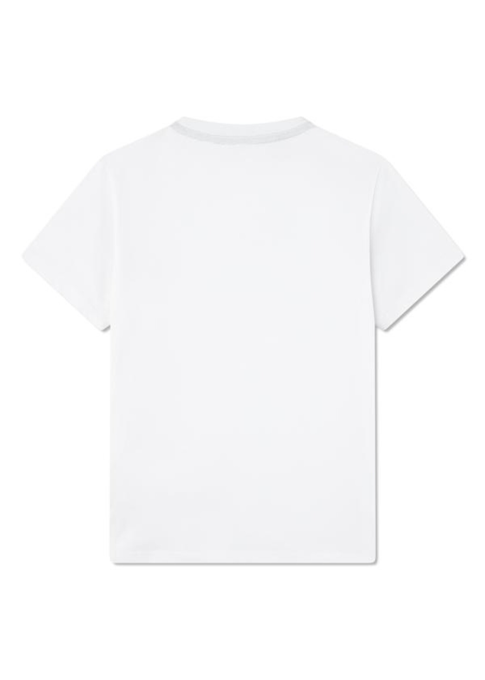 Lacoste Basis T-shirt  947025-W8L - wit