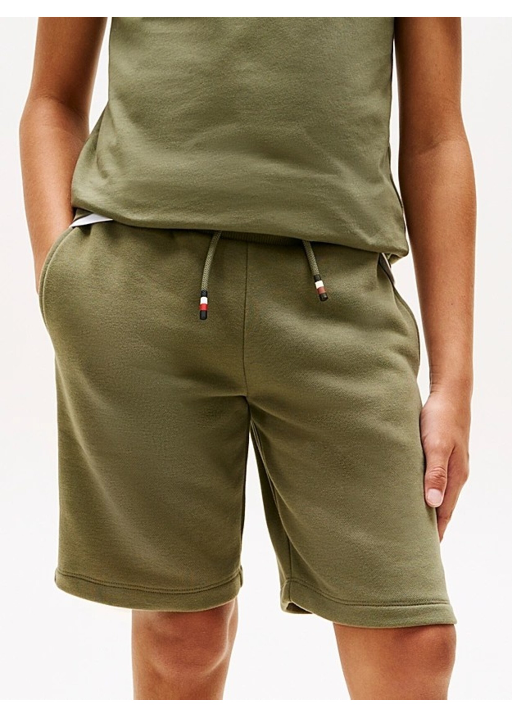 Tommy Hilfiger Set t-shirt en short KB0KB09666PLI - battle green