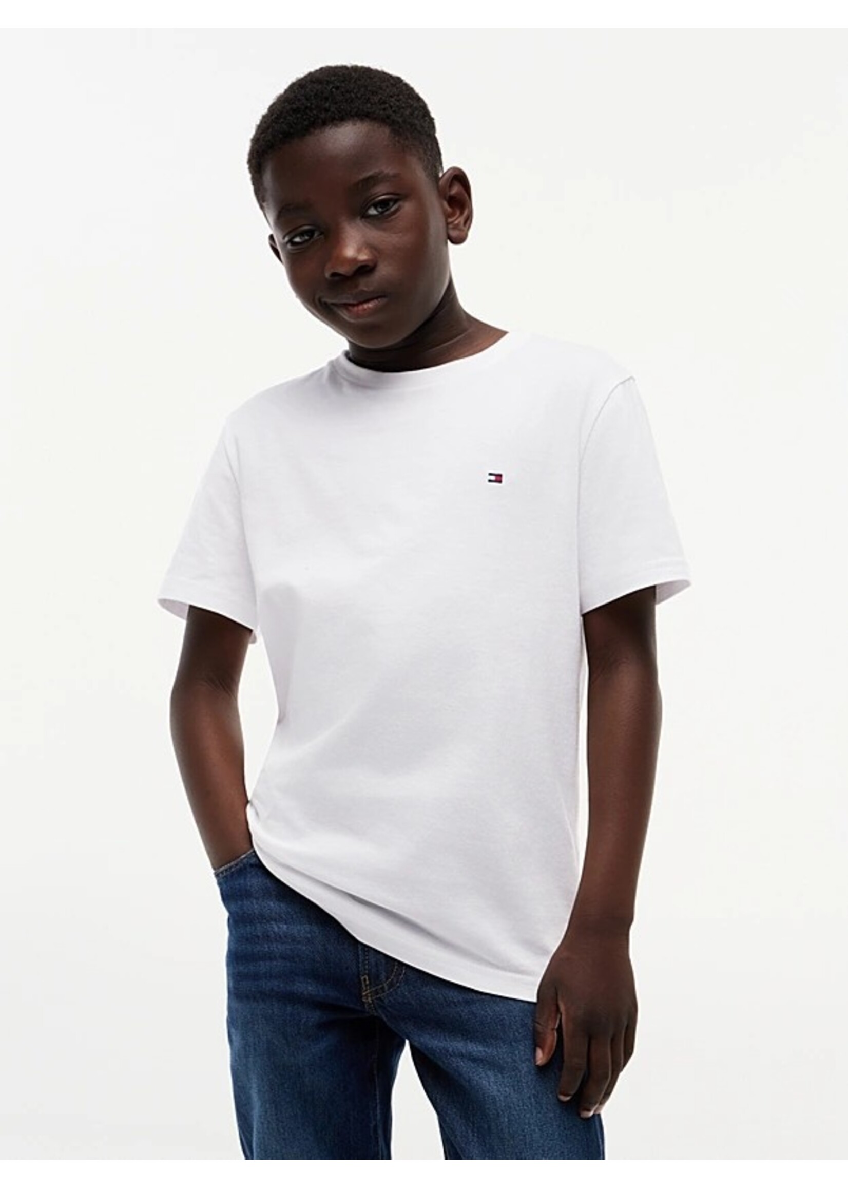 Tommy Hilfiger T-shirt KB0KB09646YBR - white