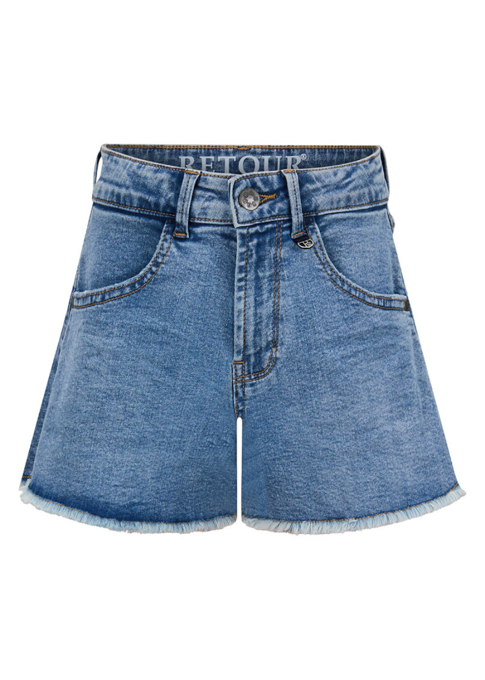 Retour Jeans Denim Short Coco - Medium Blue Denim