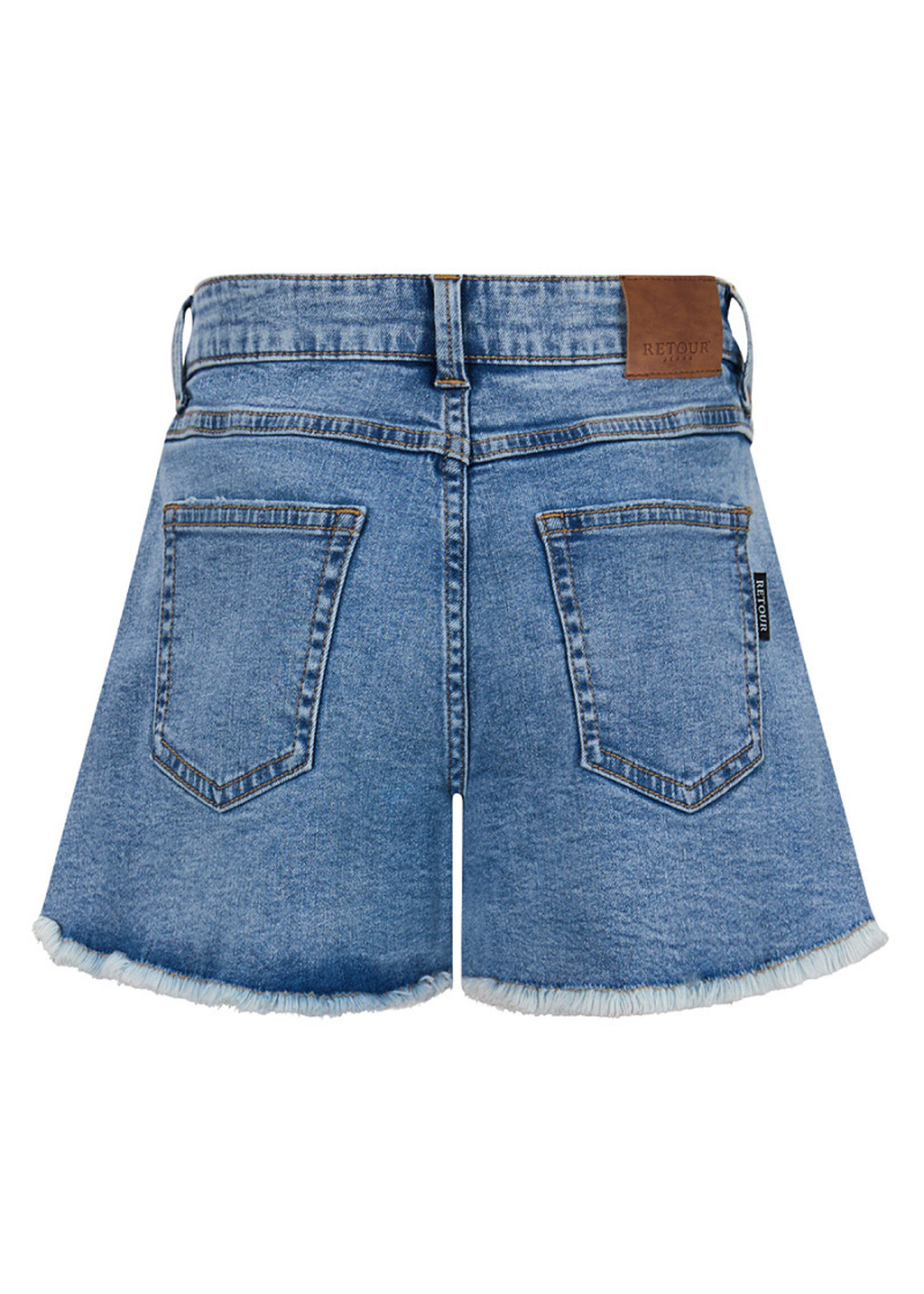 Retour Jeans Denim Short Coco - Medium Blue Denim