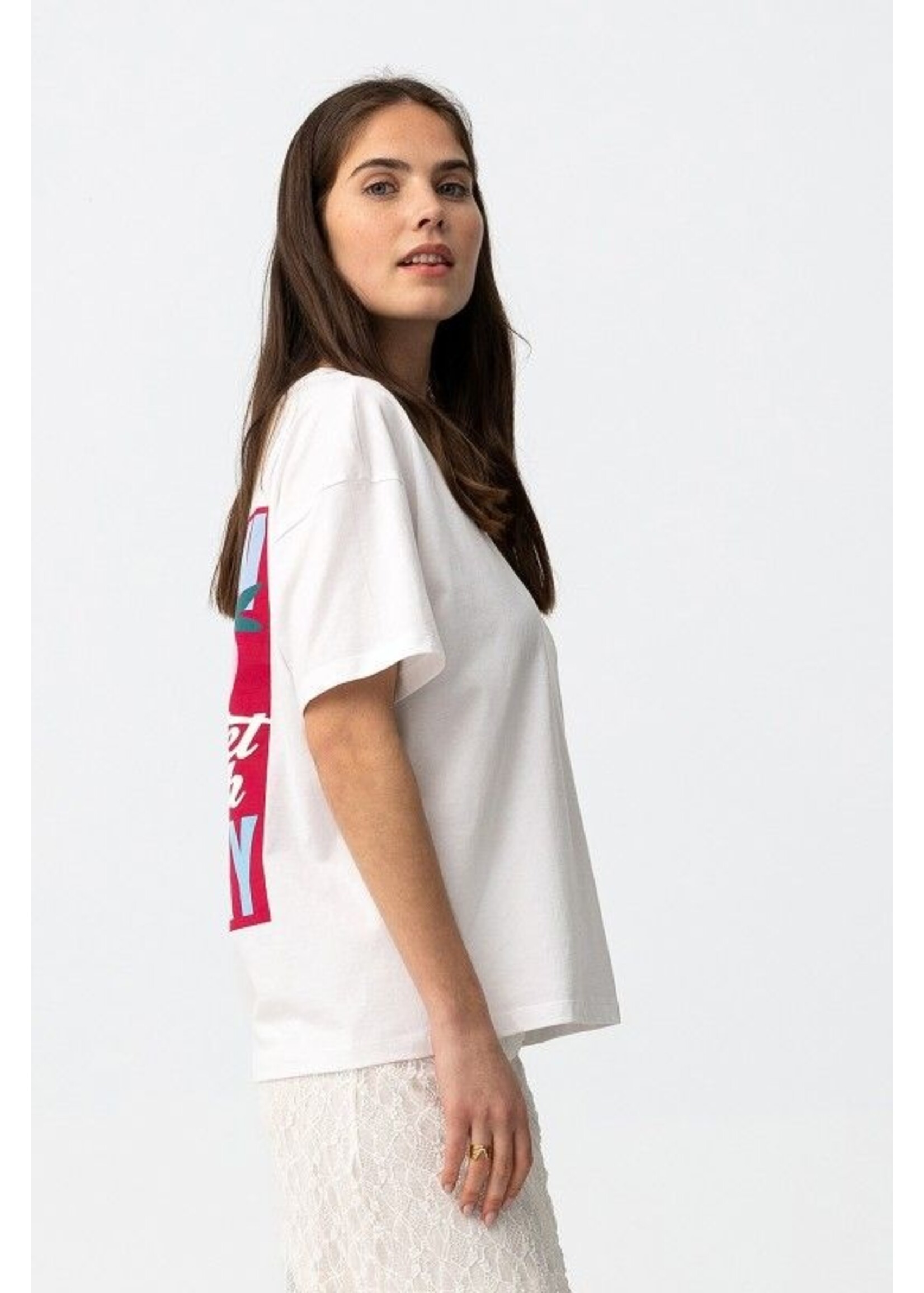 Tiffosi T-Shirt Stroll 10065668 - Wit