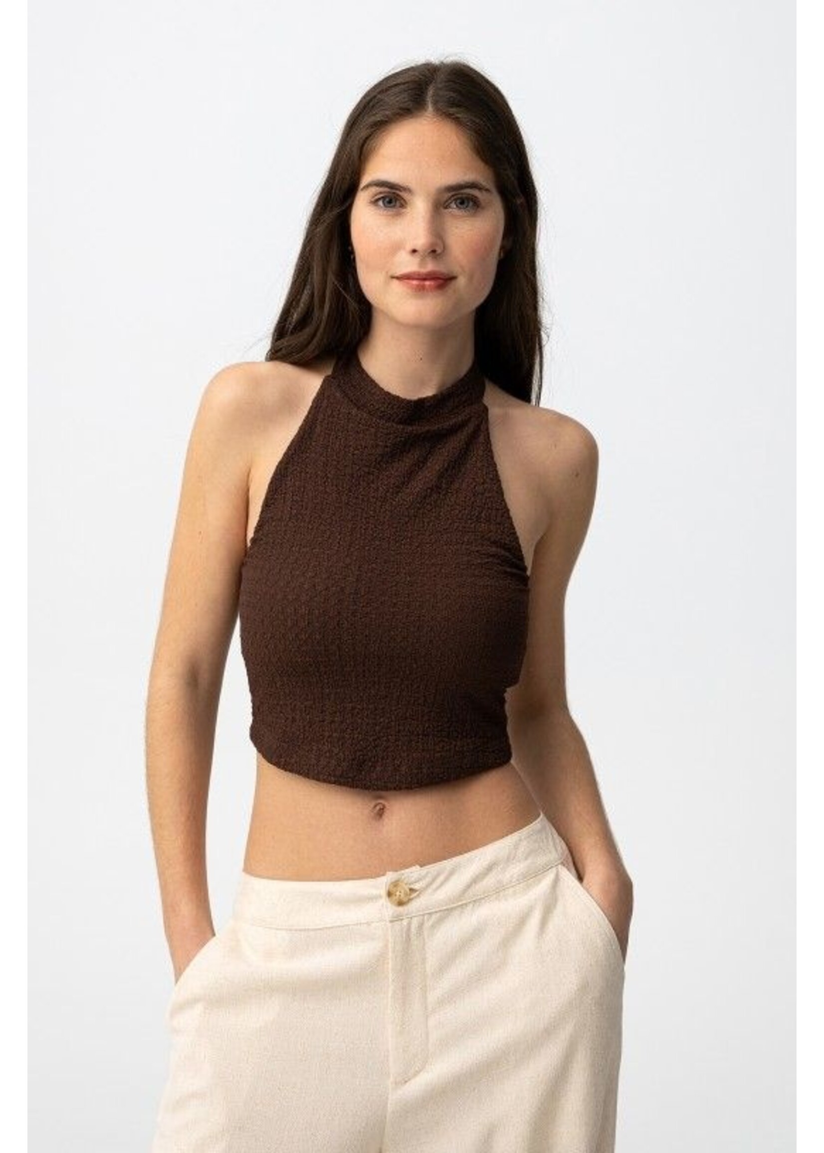 Tiffosi Top Fanny 10065524 - Chocolade bruin