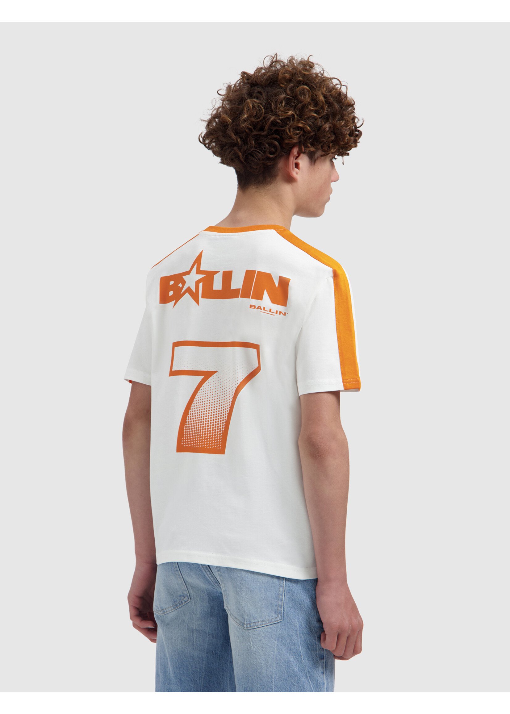 Ballin T-Shirt WK voetbal 26027101 - wit