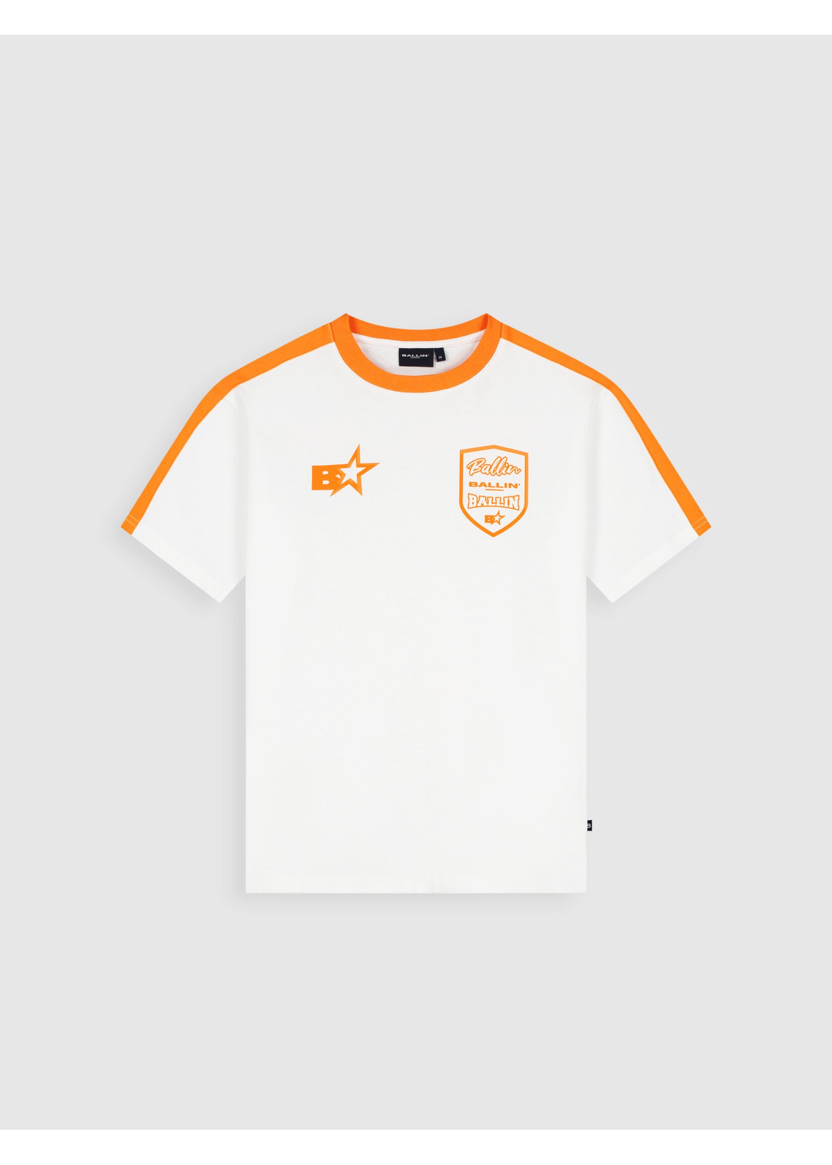 Ballin T-Shirt WK voetbal 26027101 - wit