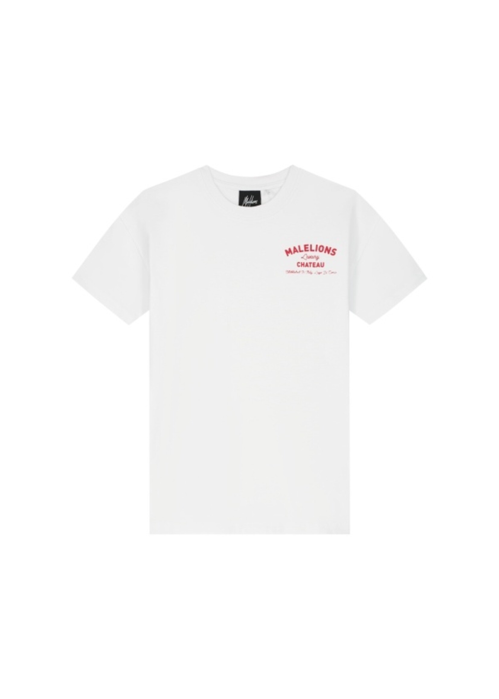 Malelions Malelions Junior Relaxed Chateau T-Shirt (MJB30026005) - oceaan grijs