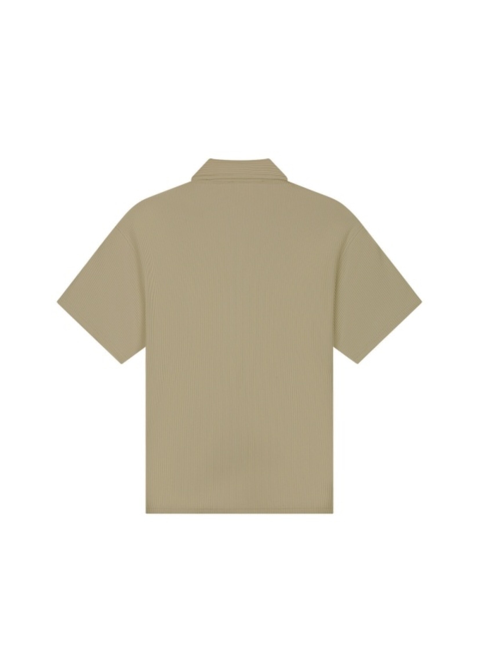 Malelions Malelions Junior Ribbed Script Shirt (MJB30026013) - olijf groen