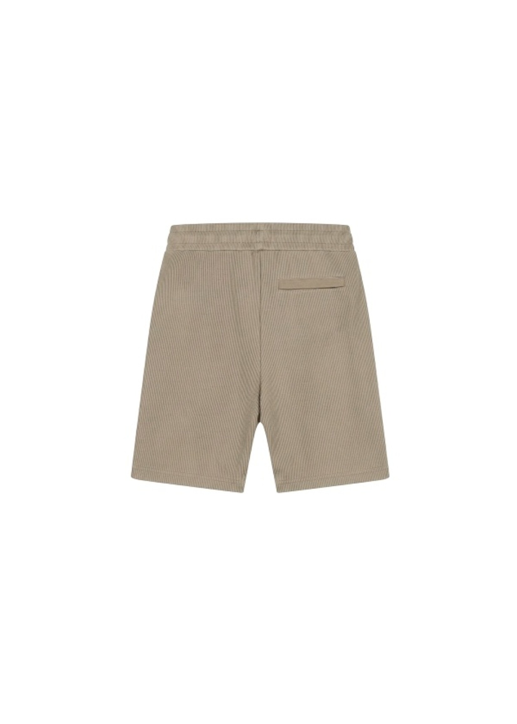 Malelions Malelions Junior Ribbed Script Shorts (MJB30026017) - olijf groen