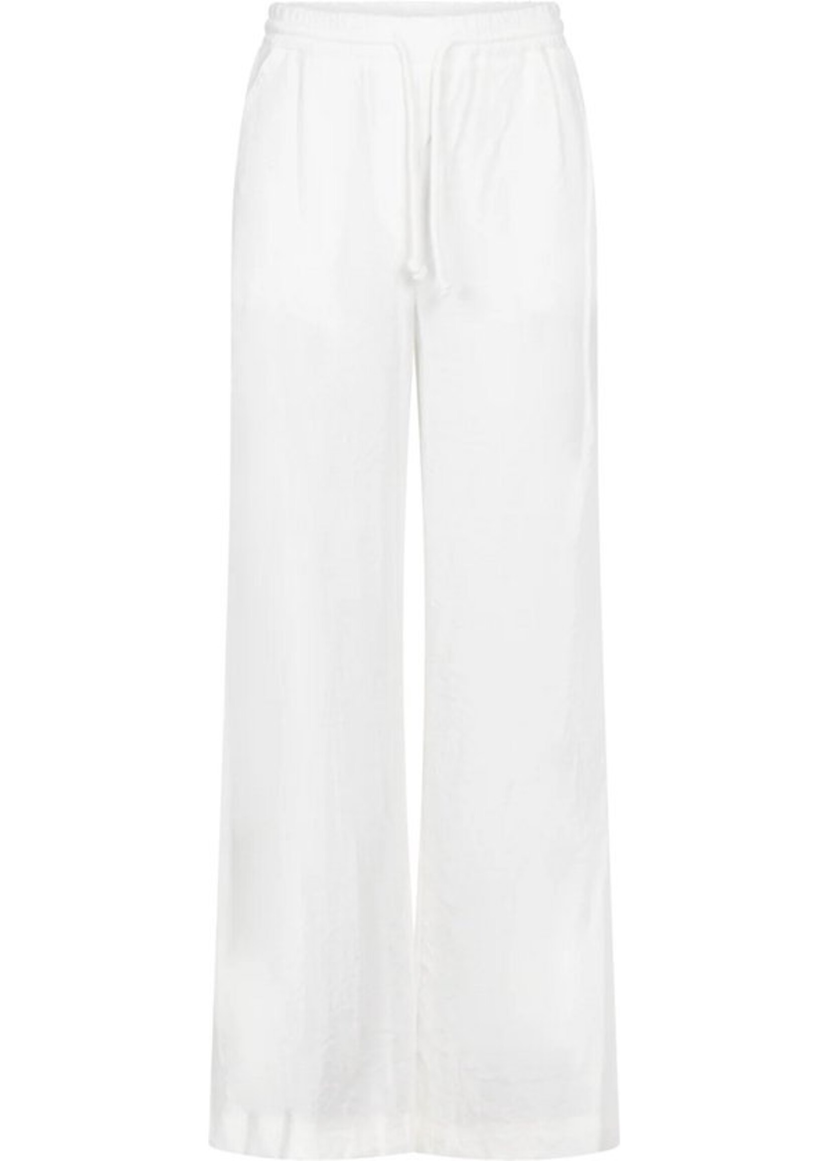 AAIKO Broek Carly Fluid Vis 523 G - wit