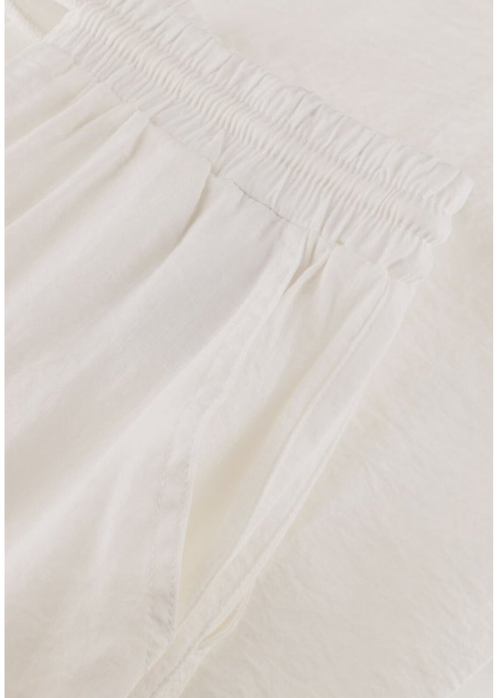 AAIKO Broek Carly Fluid Vis 523 G - wit