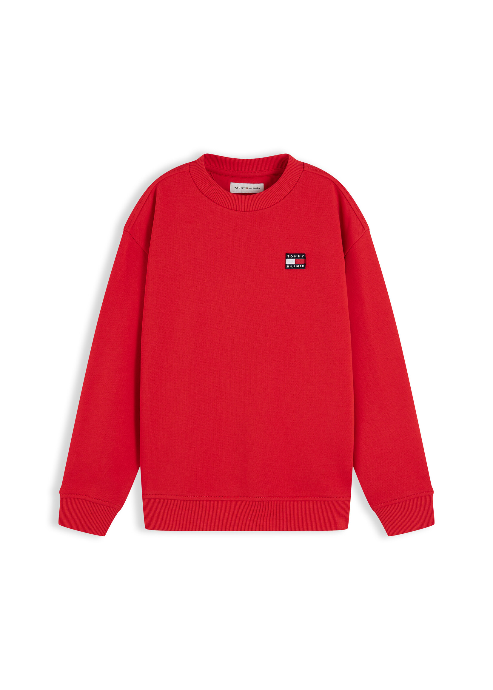 Tommy Hilfiger Sweater KS0KS00769XL7 - FLAG HERITAGE CREWNECK - rood