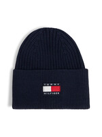 Tommy Hilfiger Beanie KA0KA00119C1G - HERITAGE FLAG BEANIE - donkerblauw