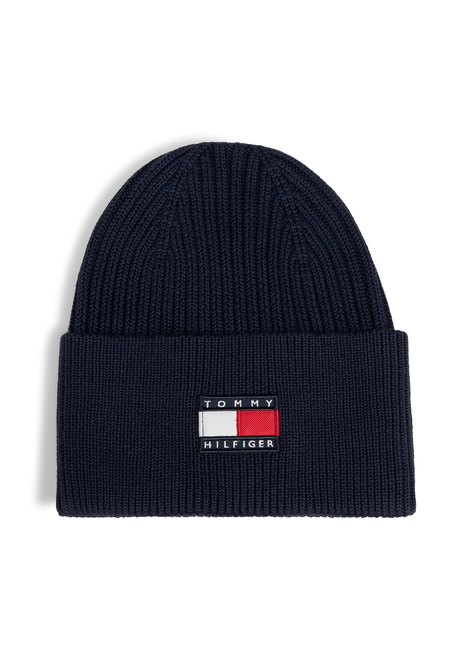 Tommy Hilfiger Beanie KA0KA00119C1G - HERITAGE FLAG BEANIE - donkerblauw