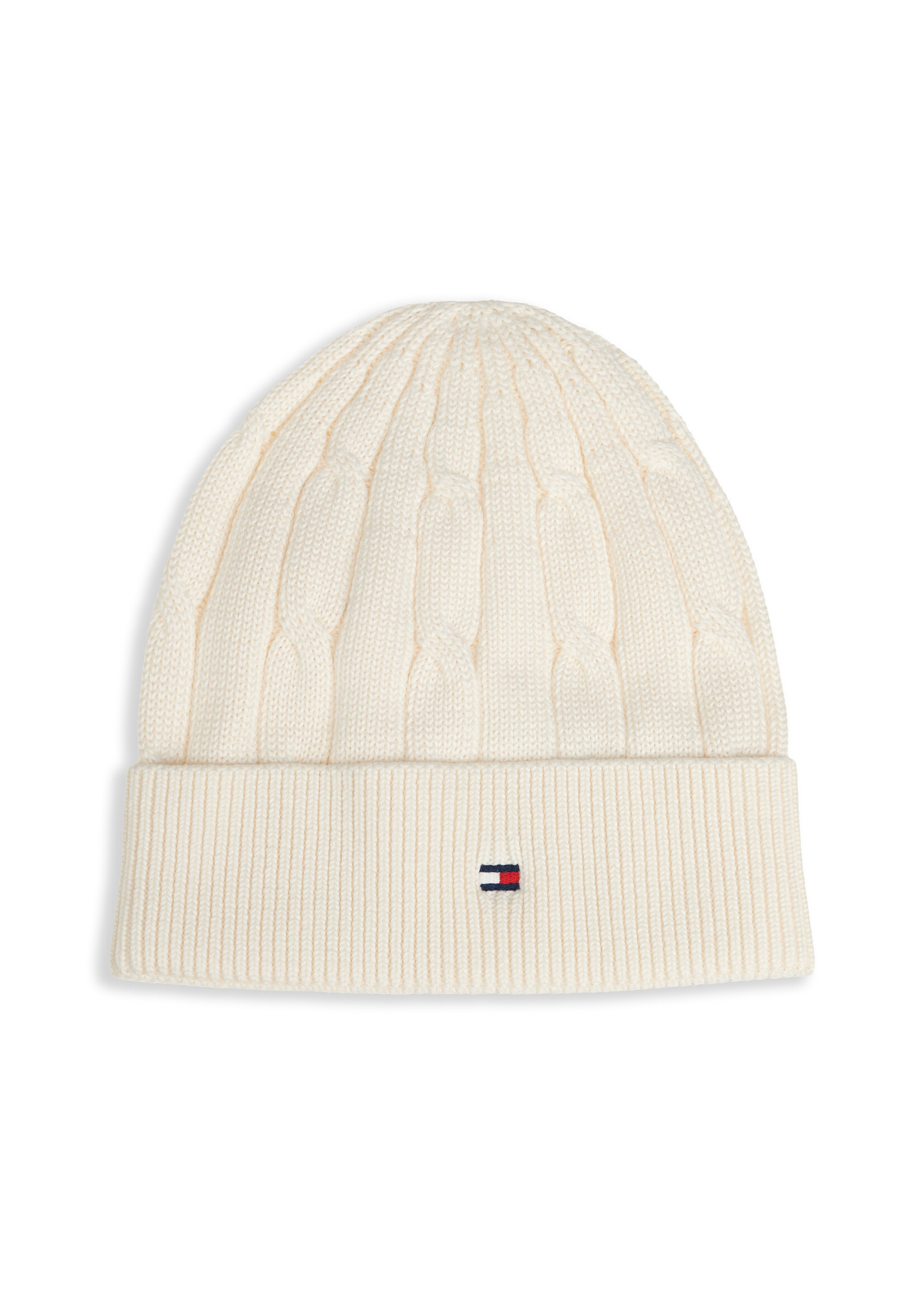 Tommy Hilfiger Beanie  KA0KA00101Z00 - ESSENTIAL CABLE BEANIE - beige