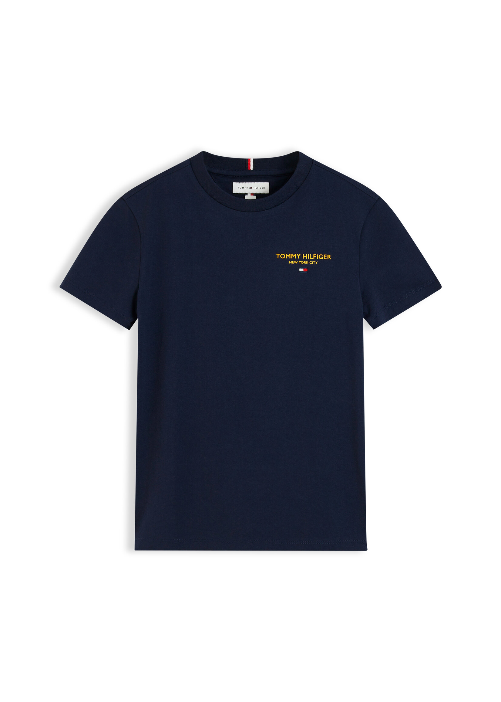 Tommy Hilfiger T-shirt KB0KB10646C1G - ESSENTIAL LOGO TEE SS - donkerblauw