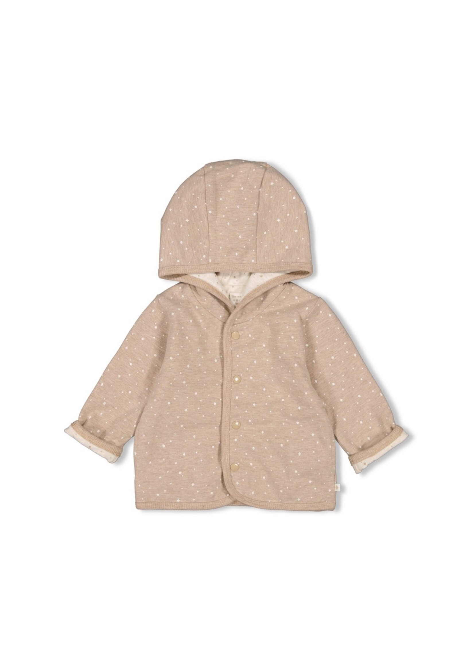 Feetje Jasje, omkeerbaar, 51800322 - taupe melange