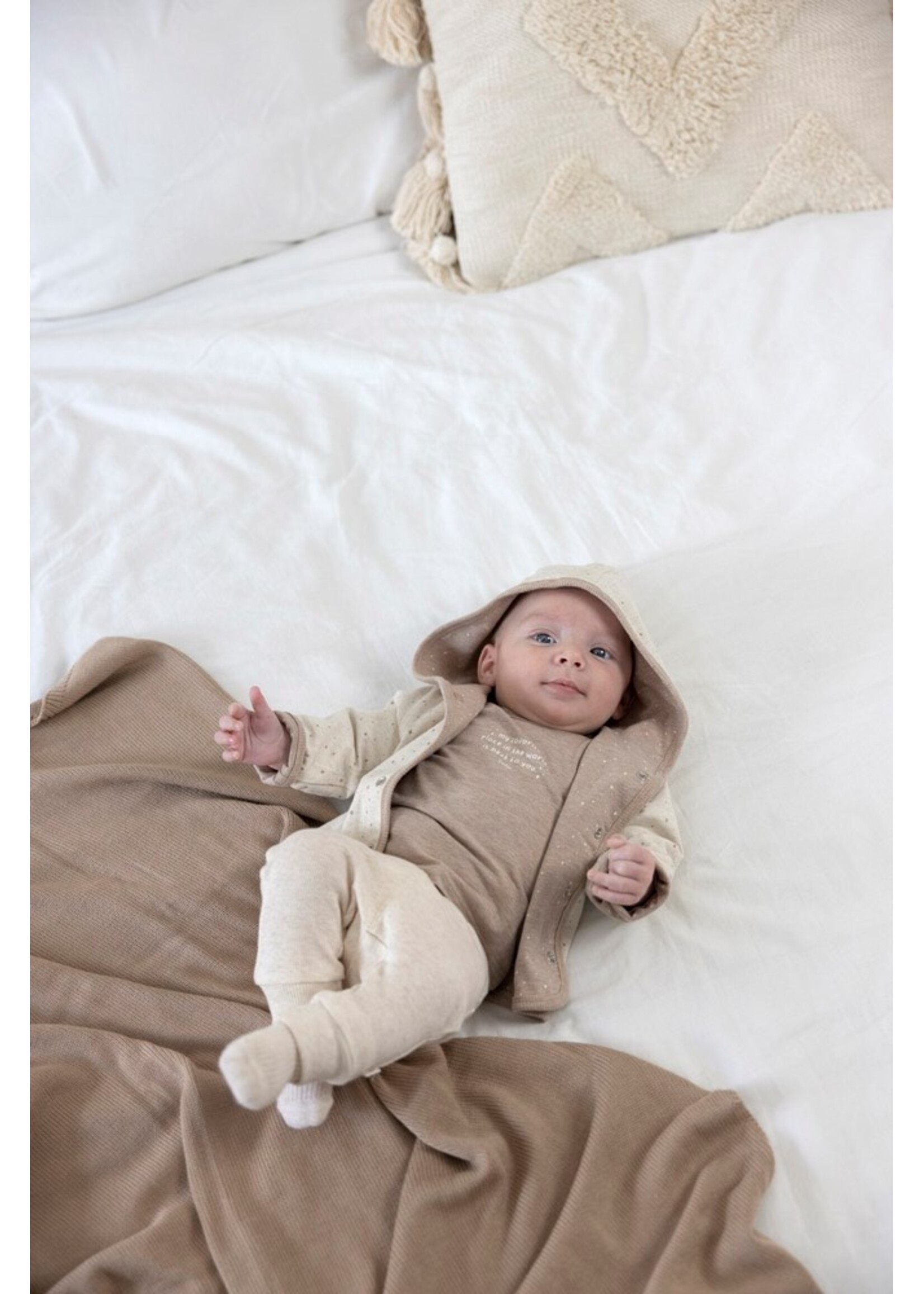 Feetje Jasje, omkeerbaar, 51800322 - taupe melange