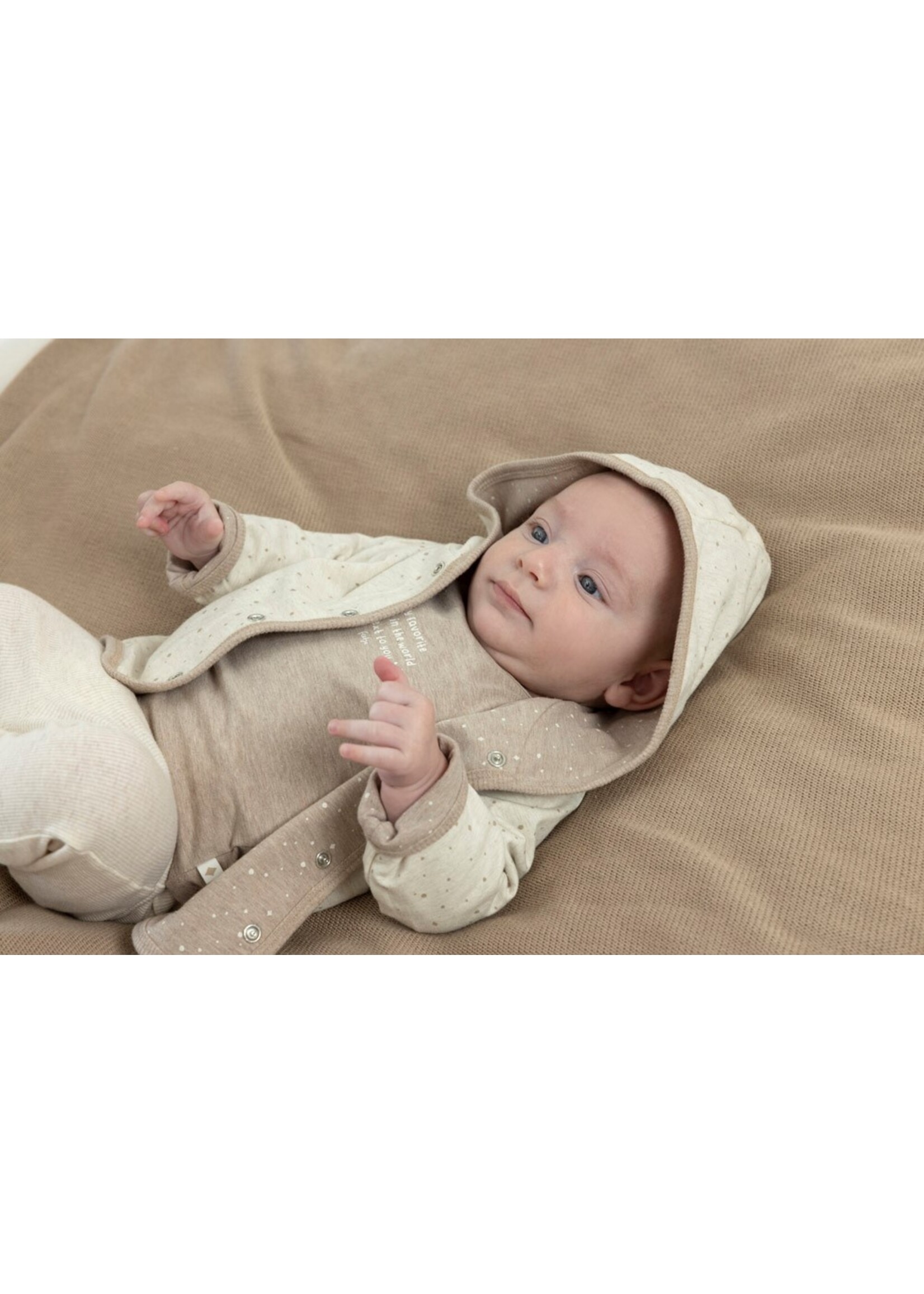 Feetje Jasje, omkeerbaar, 51800322 - taupe melange