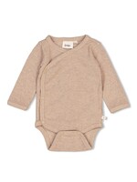 Feetje Wikkelromper rib 50200199 - taupe melange