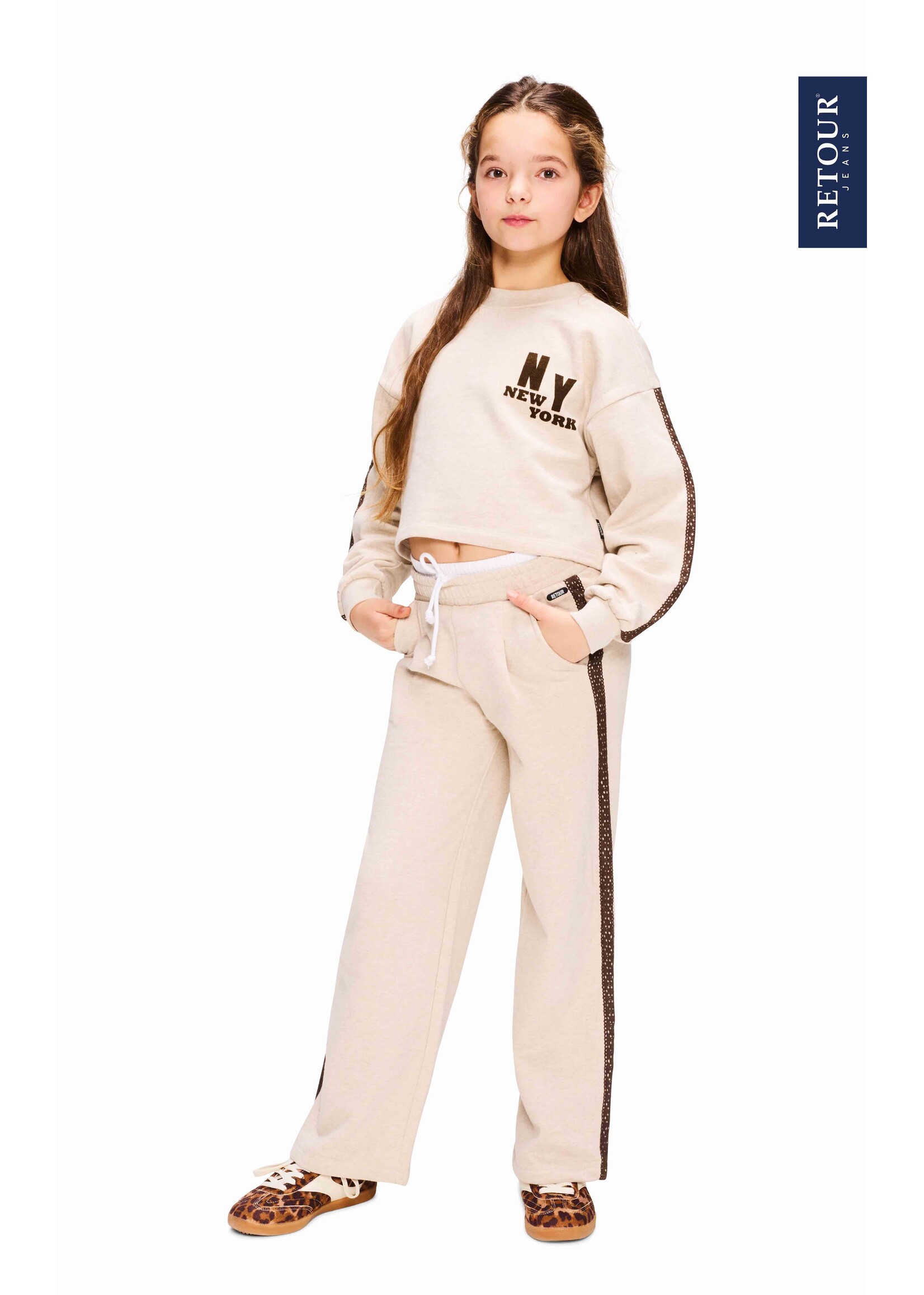 Retour Jeans Sweater Evita (RJG-063-711) - zand