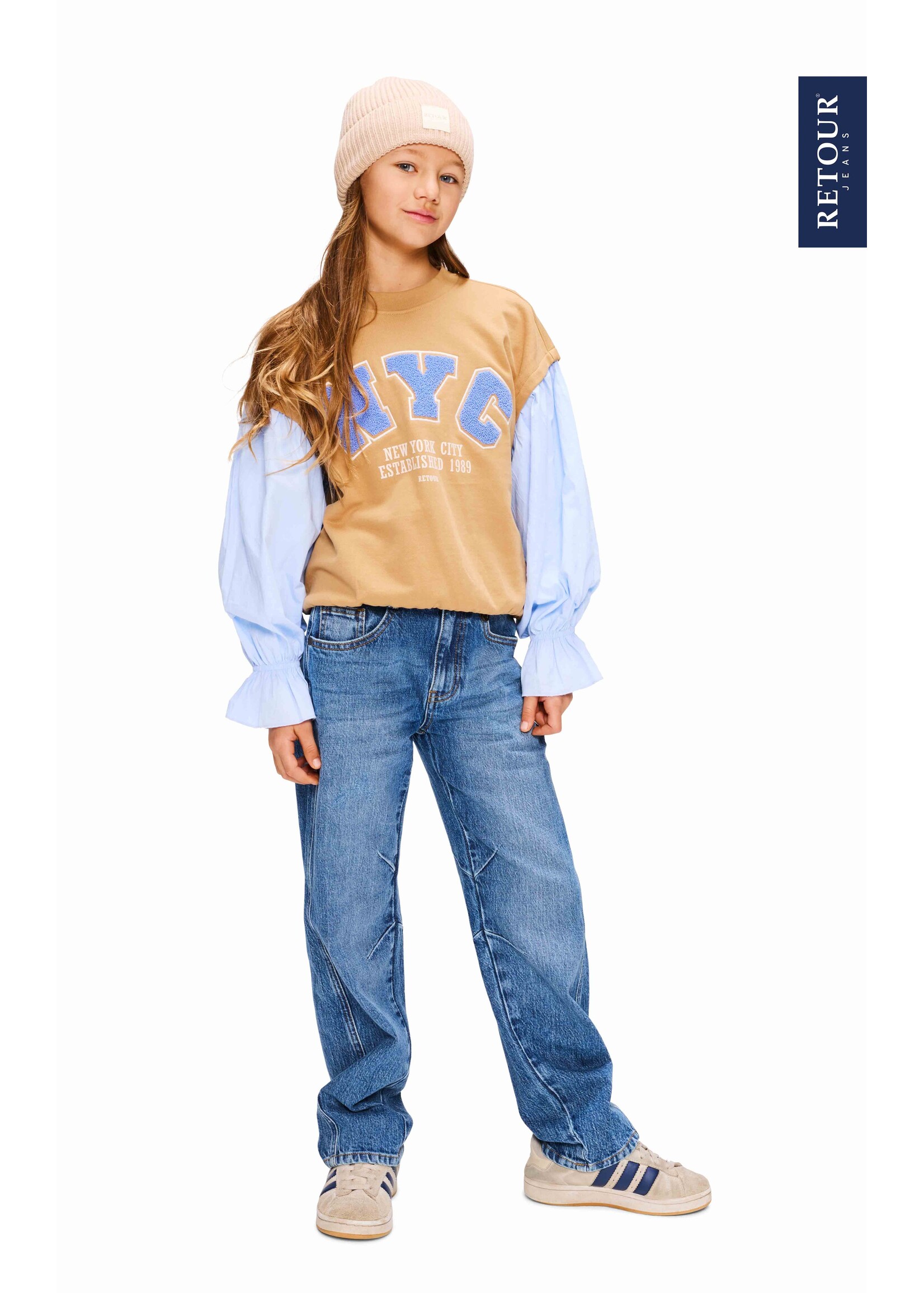 Retour Jeans Sweater Claire (RJG-063-709) - zand