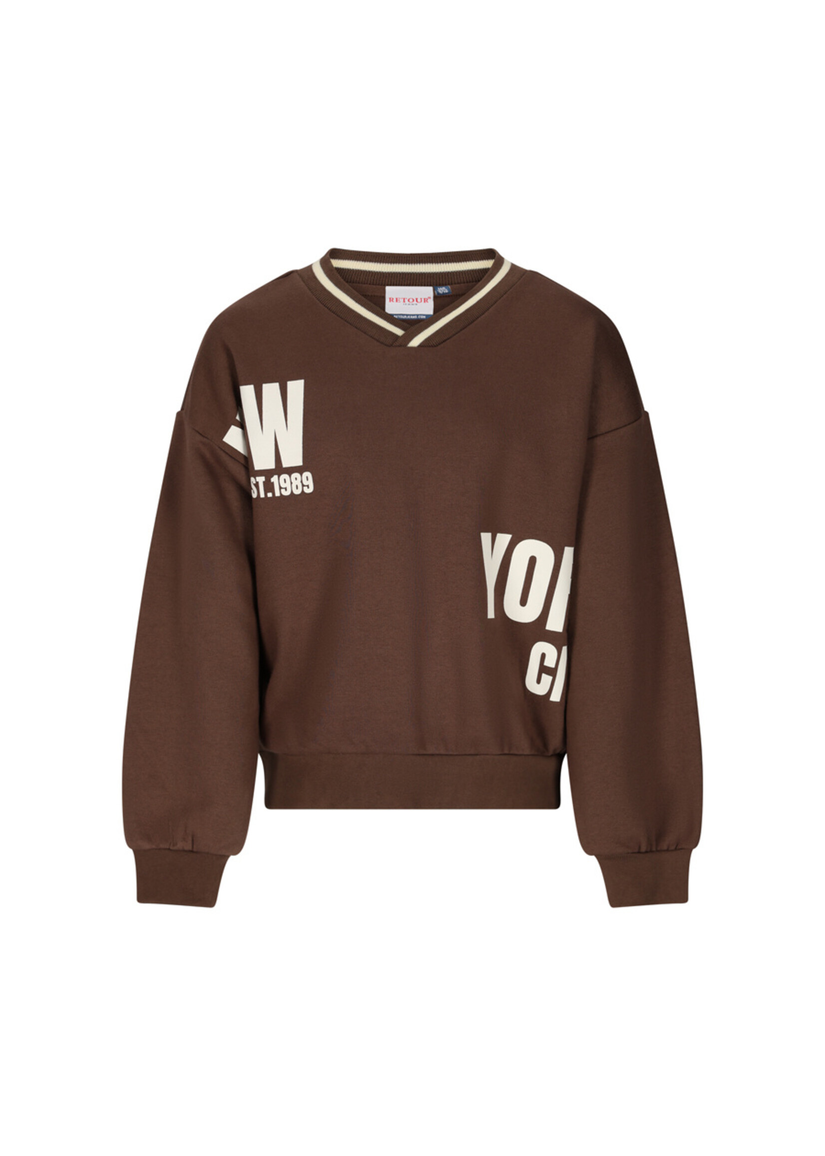 Retour Jeans Sweater Brigitta (RJG-063-708) - bruin