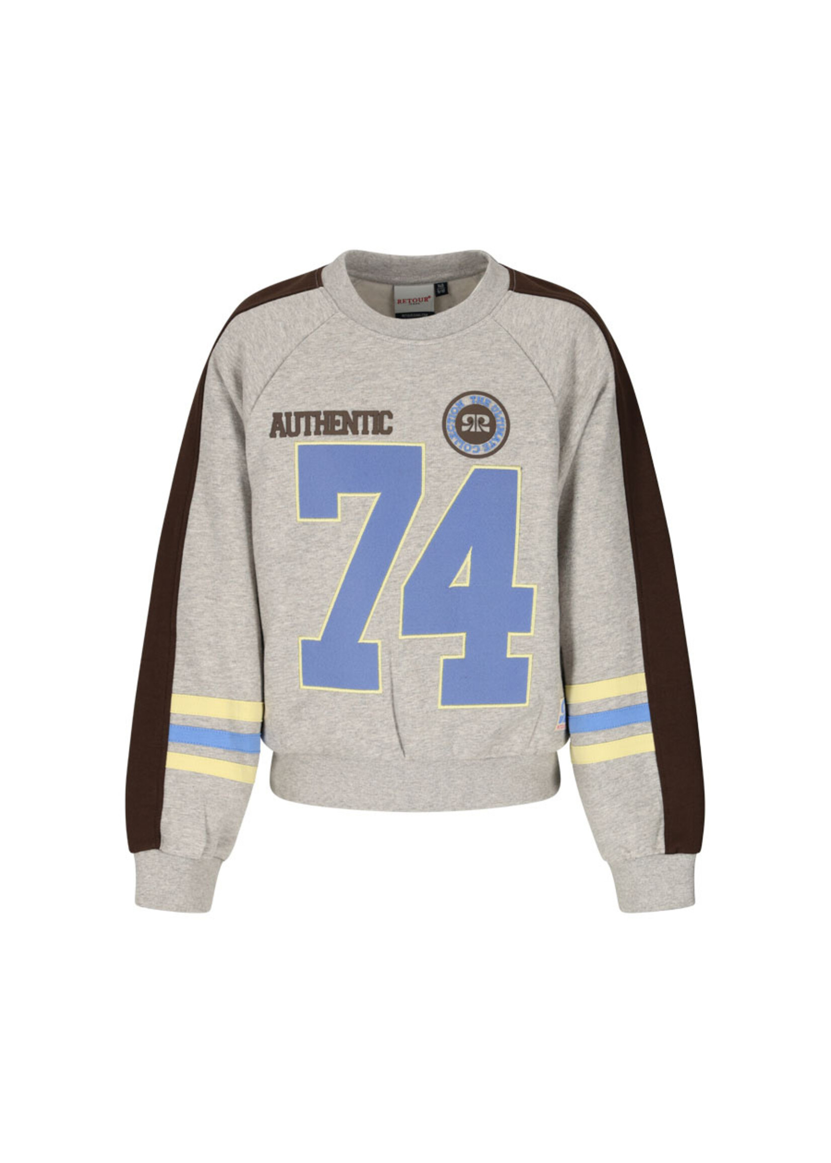 Retour Jeans Sweater Mendy (RJG-063-703) - grijsmelange