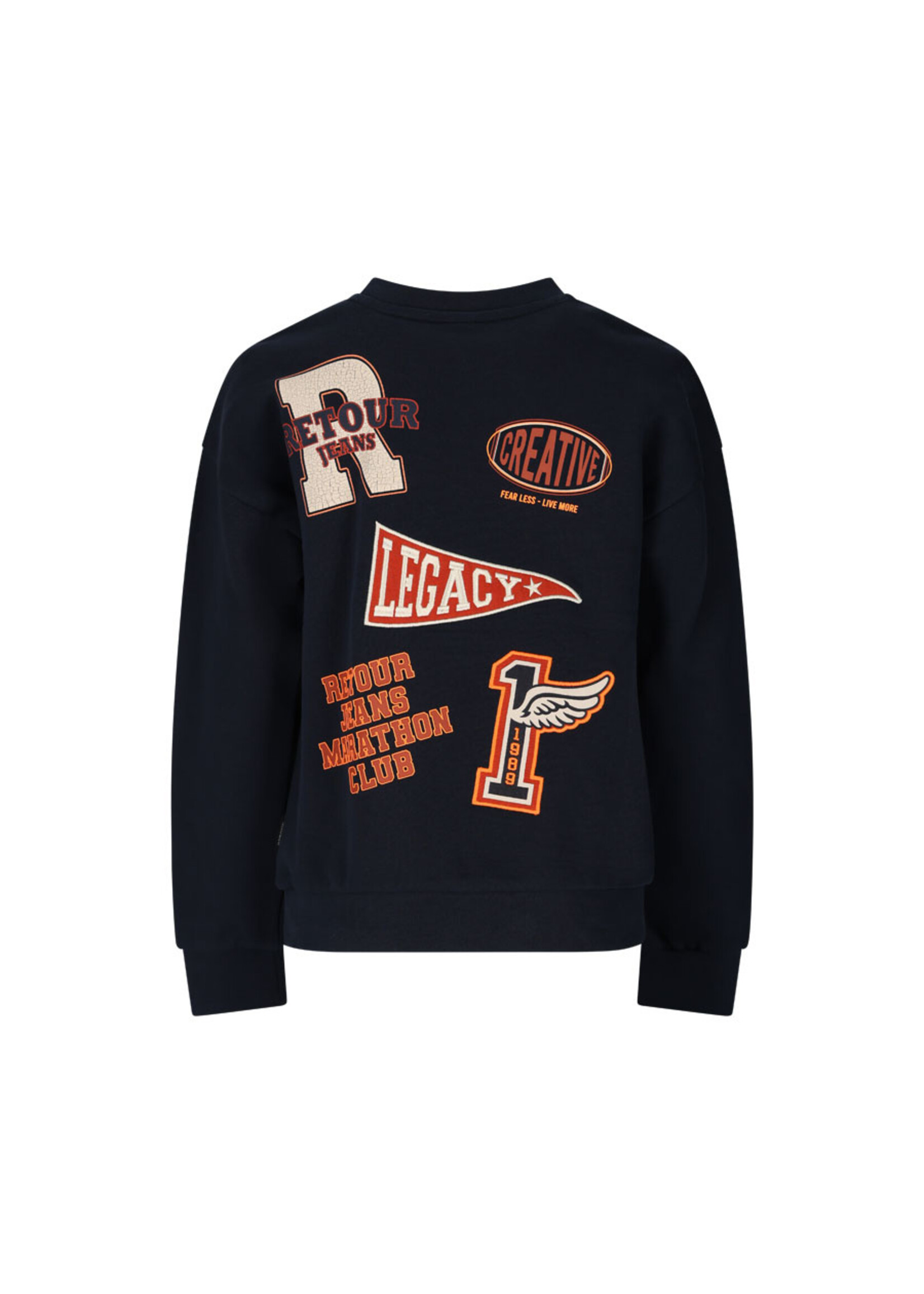Retour Jeans SweaterRoy (RJB-063-716) - donkerblauw