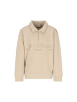 Retour Jeans Sweater Quarter zip Gino (RJB-063-708) - beige