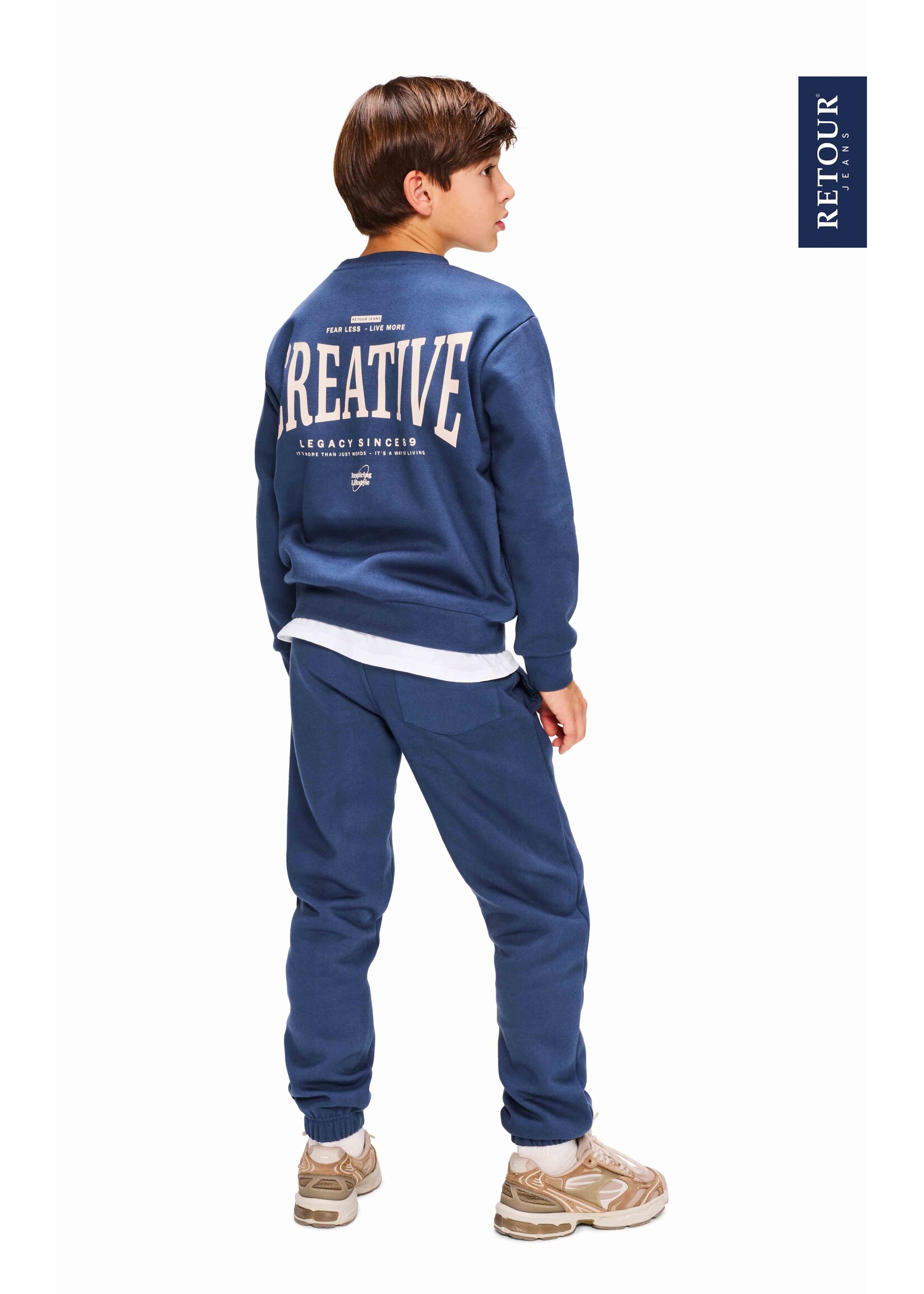Retour Jeans Sweater Otto (RJB-063-706) - blauw