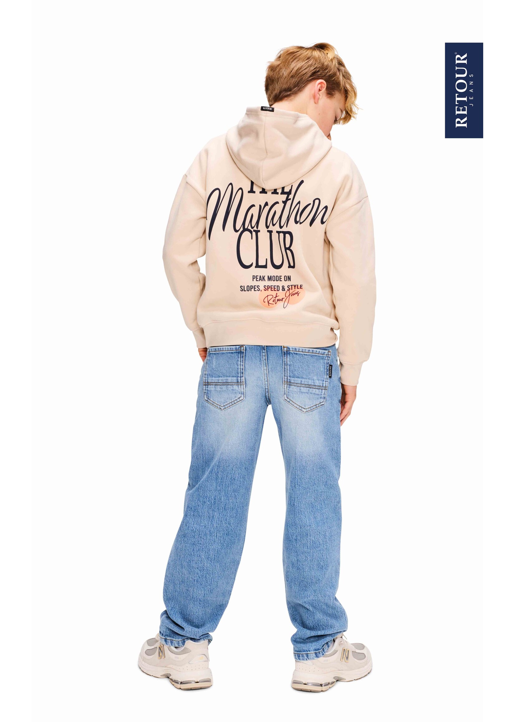 Retour Jeans Hoodie Harvey (RJB-063-704) - beige