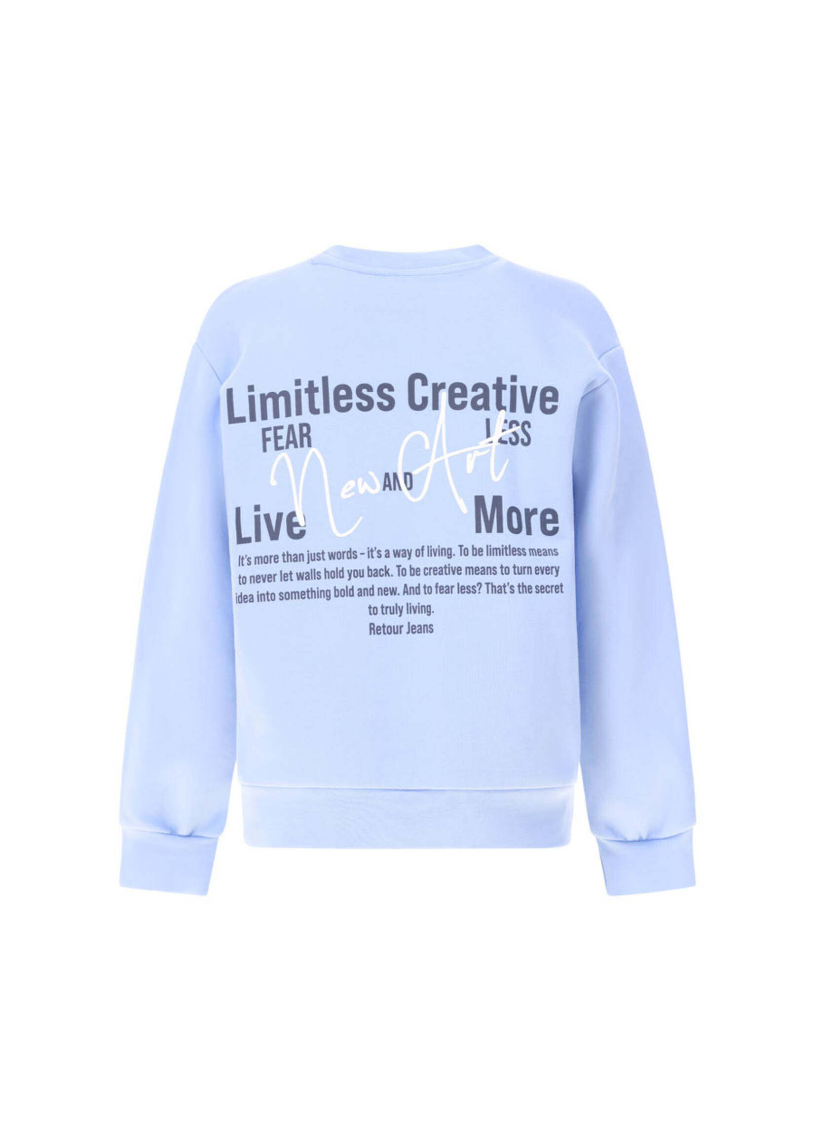 Retour Jeans Sweater Kelto (RJB-063-702) - lichtblauw